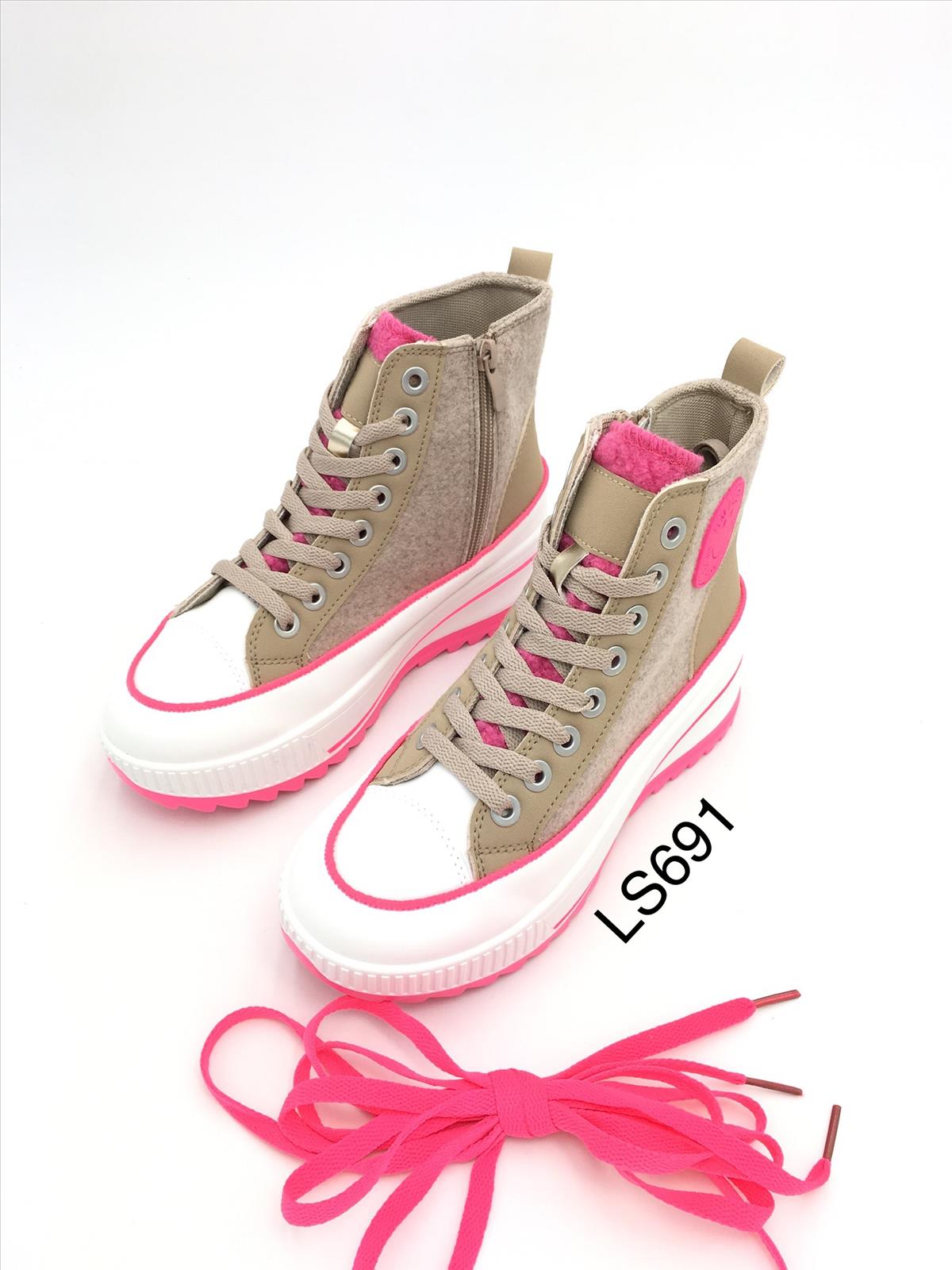 King Dragon Trade Development GmbH - Lucky Shoes | Artikel-Nr. LS-691 | LS-691 | Kategorie: Sneaker | Angebot: Damenbekleidung, Schuhe, Leather Wear, Sofortprogramme | Adresse: GSL GmbH - Anton-Kux-Str. 2 - 41460 Neuss - Tel: 02131-5230588 - luckyshoes2008@gmail.com
