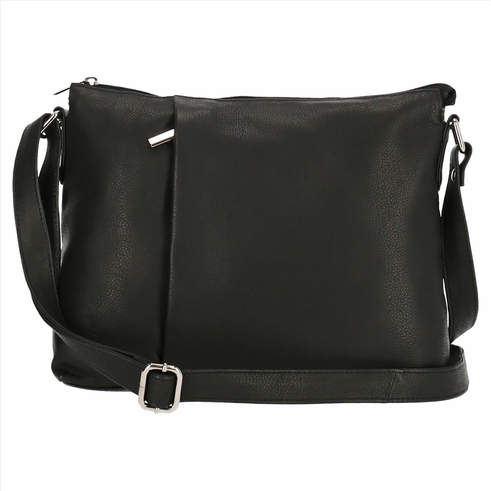 Devrakh Ledermoden GmbH - Geldbörsen, Taschen | Artikel-Nr. dr1 | Dr1 Schwarz | Ümhangetasche aus echtes Nappa Rindsleder.Obermaterial: LederFutter: Textil Längenverstellbarer Trageriemen, Reißverschlusstasche vorn, Reißverschluss mittelfach und ein Reißverschluss Sicherheitsfach innenFächer: Handyfach innen.Verschluss: Reißverschluss Hinten die Tasche ausch gibt ein Reißverschlussfach. | Kategorie: Leder Umhängetaschen / Devrakh echtes Rindleder | Angebot: Damen Accessoires, Herren Accessoires, Young Fashion, Leather Wear, Sofortprogramme, Orderware | Adresse: Devrakh Lederwaren Gmbh - Anton-Kux str 2 - 41460 Keuss - Tel: 02131 2913045 - devrakh1919@icloud.com