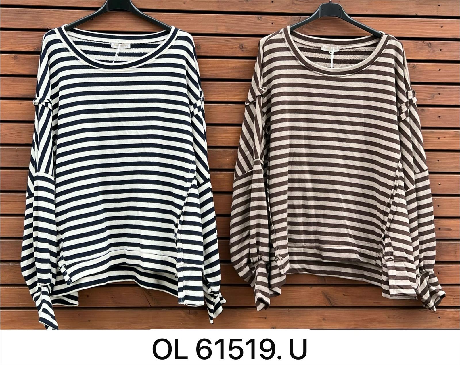 Sarah GmbH - DOB aus Italien | Oberteil | Artikel-Nr. 721 | Angebot: Damenbekleidung, Damen Accessoires, Große Größen, Young Fashion, Sofortprogramme, Orderware | Adresse: Sarah GmbH - Otto-Hahn-Straße 1 - 63303 Dreieich - Tel: 061039603444 - sarah-aktuell@t-online.de
