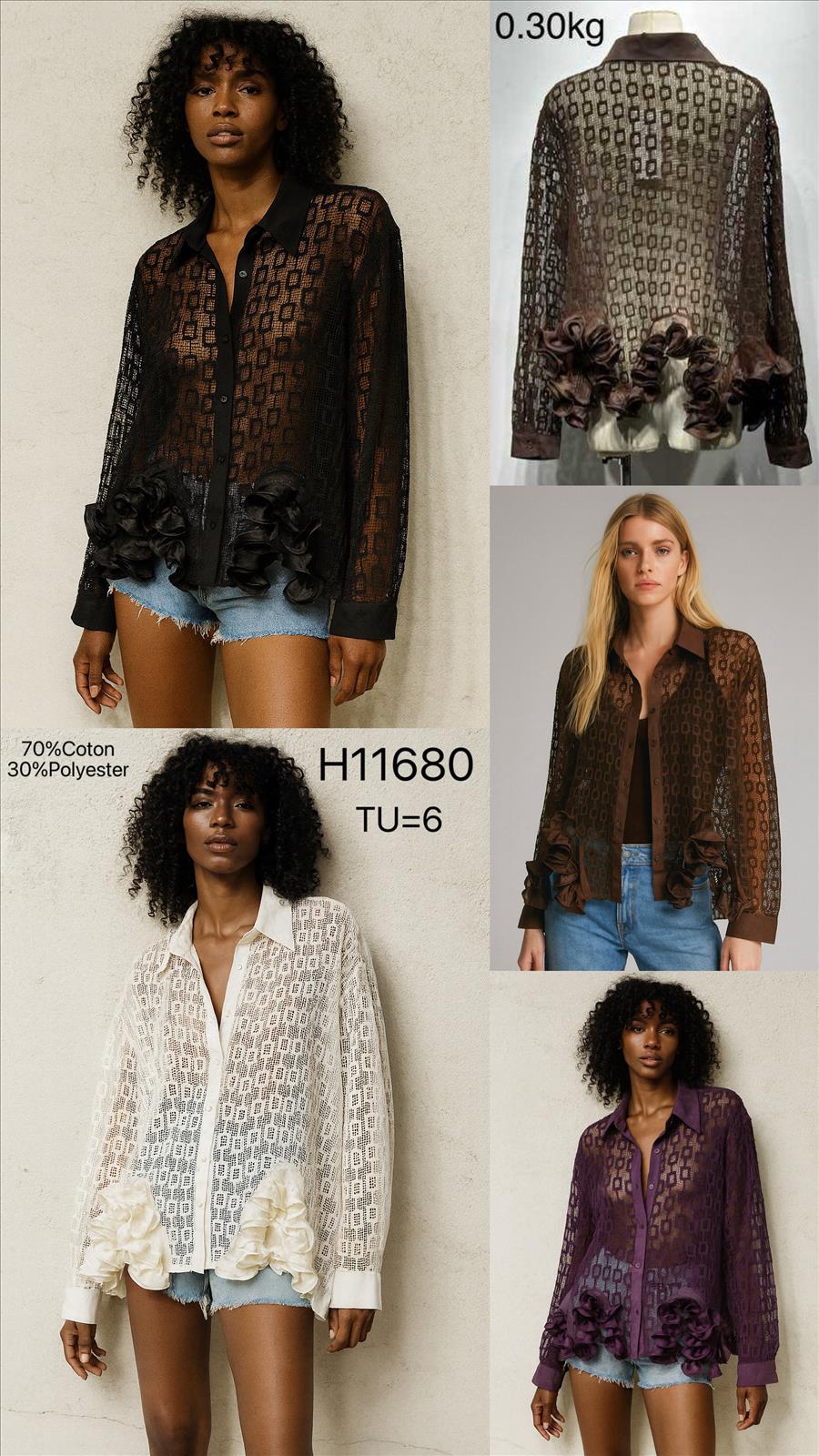 Miss Furs GmbH - MISS FURS Damenmode - Accessoires, Sportswear, Jeans, Tops, Bags | Artikel-Nr. 11680 | Bluse | Kategorie: Bekleidung / Bluse | Angebot: Damenbekleidung, Damen Accessoires, Young Fashion, Sofortprogramme, Orderware | Adresse: Miss Furs GmbH - Breslauer Str. 8 - 41460 Neuss - Tel: 02131-3165333 - info@missfurs.de
