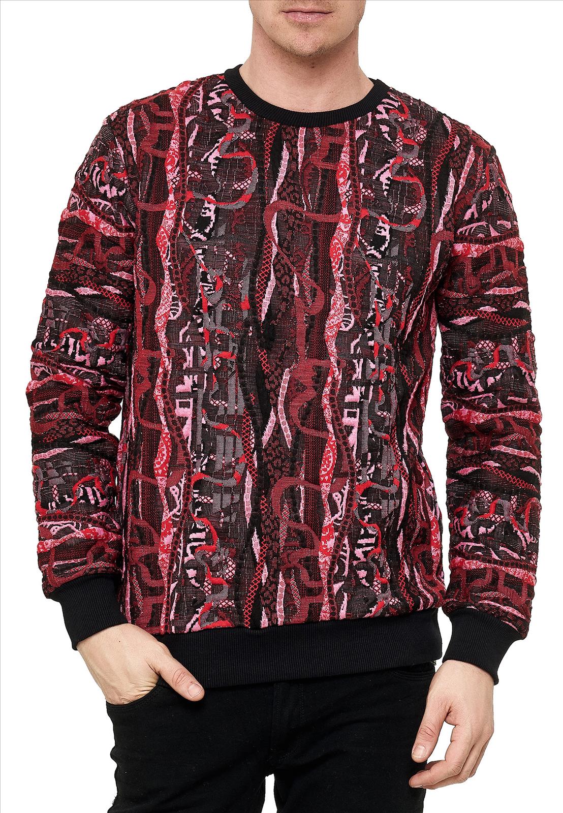 Rusty Neal - Rocas GmbH (Jeans, Young Fashion) - Jeans, Pullover, T-Shirts, Sweatshirts, Longshirts | Kategorie: Sweatshirt / JACQUARD | Angebot: Herrenbekleidung, Herren Accessoires, Young Fashion, Sofortprogramme, Orderware | Adresse: Rocas GmbH - Weselerstr. 115 - 47608 Geldern - Tel: 0157 / 50996802 - info@rustyneal.de