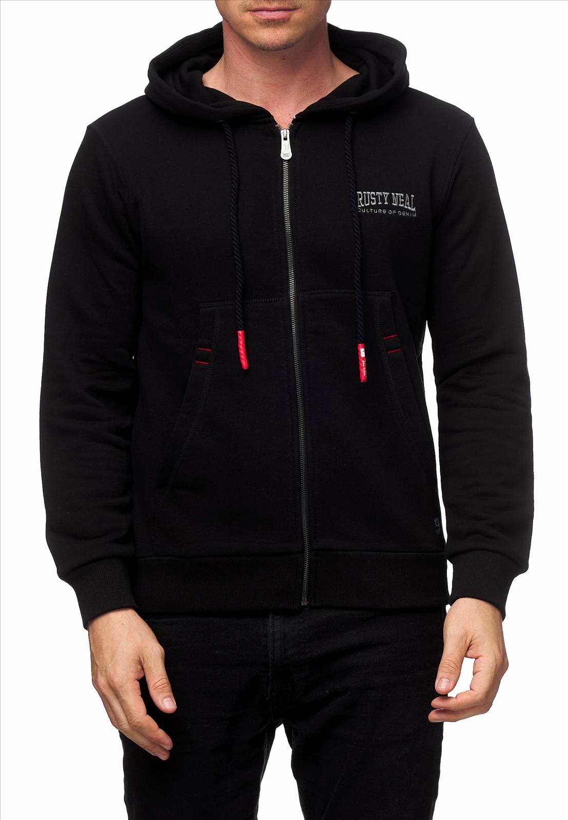 Rusty Neal - Rocas GmbH (Jeans, Young Fashion) - Jeans, Pullover, T-Shirts, Sweatshirts, Longshirts | Kategorie: Sweatshirt / SWEAT-JACKE | Angebot: Herrenbekleidung, Herren Accessoires, Young Fashion, Sofortprogramme, Orderware | Adresse: Rocas GmbH - Weselerstr. 115 - 47608 Geldern - Tel: 0157 / 50996802 - info@rustyneal.de