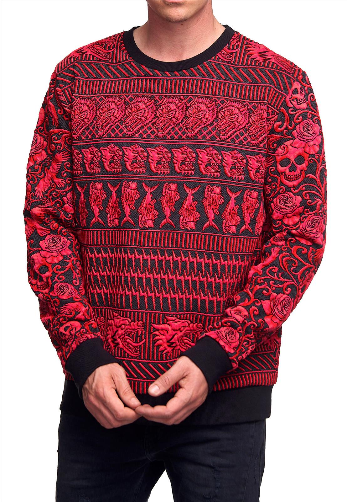 Rusty Neal - Rocas GmbH (Jeans, Young Fashion) - Jeans, Pullover, T-Shirts, Sweatshirts, Longshirts | Kategorie: Sweatshirt / JACQUARD | Angebot: Herrenbekleidung, Herren Accessoires, Young Fashion, Sofortprogramme, Orderware | Adresse: Rocas GmbH - Weselerstr. 115 - 47608 Geldern - Tel: 0157 / 50996802 - info@rustyneal.de