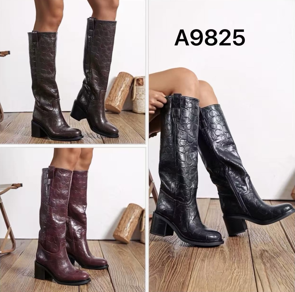 Ala Mode Fashion-DOB;Accessoires;Leather Wear; Young Fashion - Neuss | Artikel-Nr. A9825 | Stiefel (6 Paare) | Kategorie: Schuhe / Stiefel (6 Paare) | Angebot: Sofortprogramme, Orderware | Adresse: Ala Mode Fashion - Breslauerstr. 8 Raum 113 - 41460 neuss - Tel: 021312091616 - ala-mode@web.de