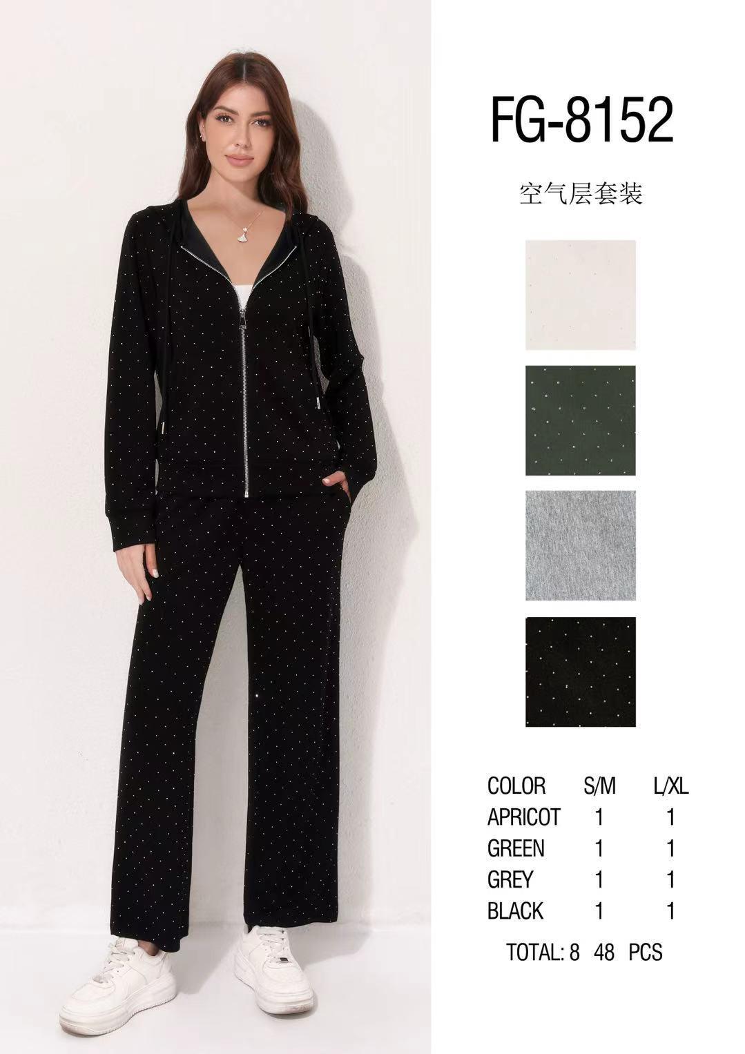Hier geht's zum Shop von: 8star Mode GmbH - DOB; Young Fashion - Neuss | Kleidung | Artikel-Nr. FG-80152 | 2 Teiler | 8 Lot Glitzersteine besetzt Das Material besteht aus 95% Polyester 5% Elasthanne | Adresse: 8star Mode GmbH - Anton Kux Str. 2 - 41460 Neuss - Tel: 01795189105 - honglinxi9426@yahoo.de | Angebot: Sofortprogramme, Orderware
