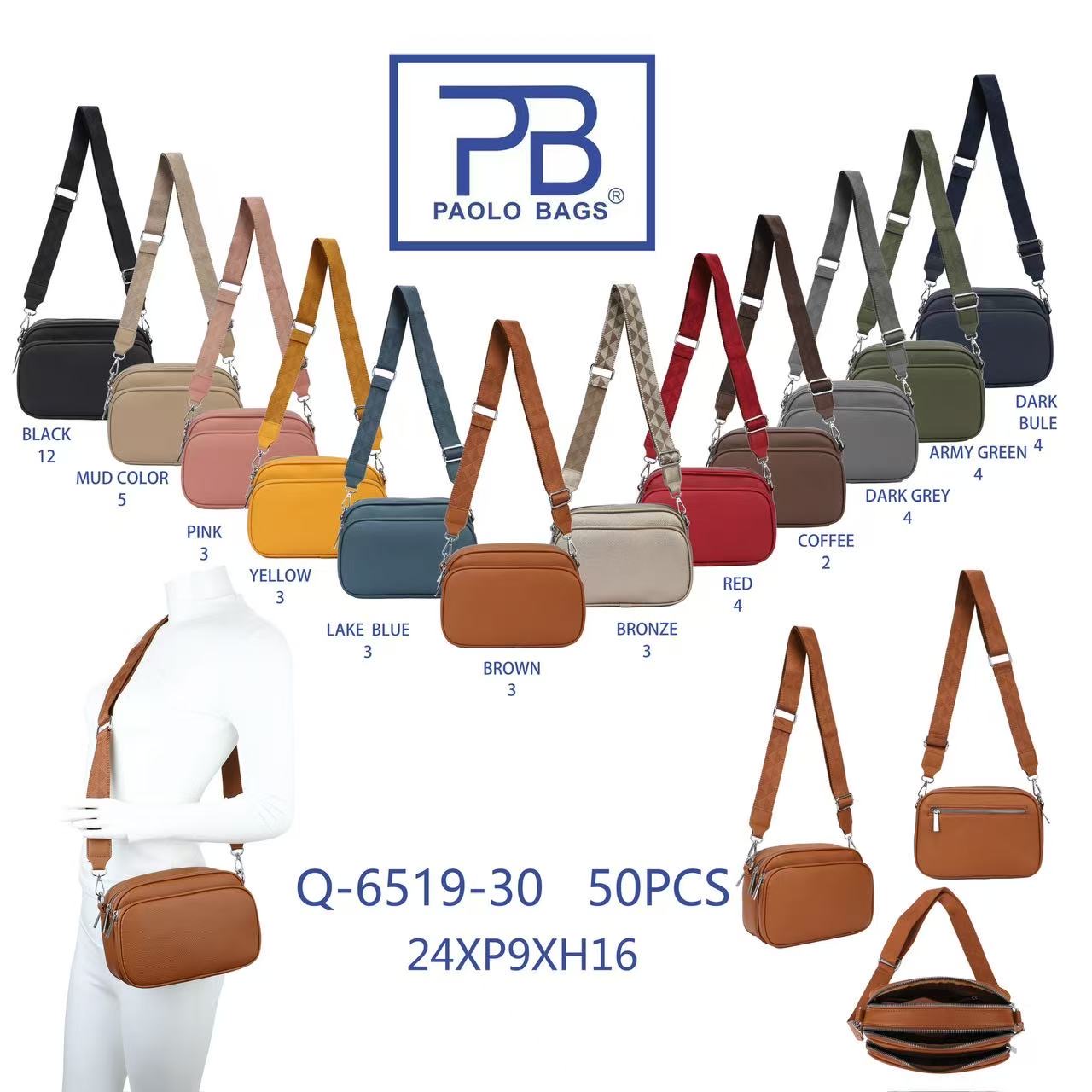 Hier geht's zum Shop von: Huada Import-Export GmbH -DOB, Taschen, Schuhe, Accessoires | Artikel-Nr. Q-6519-30 | Umhängetaschen | Kategorie: Umhängetaschen | Adresse: Huada Import-Export GmbH - Raum B014 - Anton-Kux-Strasse 2 - 41460 Neuss - Tel: 021317188938 - huada8168@hotmail.com | Angebot: Damenbekleidung, Damen Accessoires, Herren Accessoires, Schuhe, Young Fashion, Leather Wear