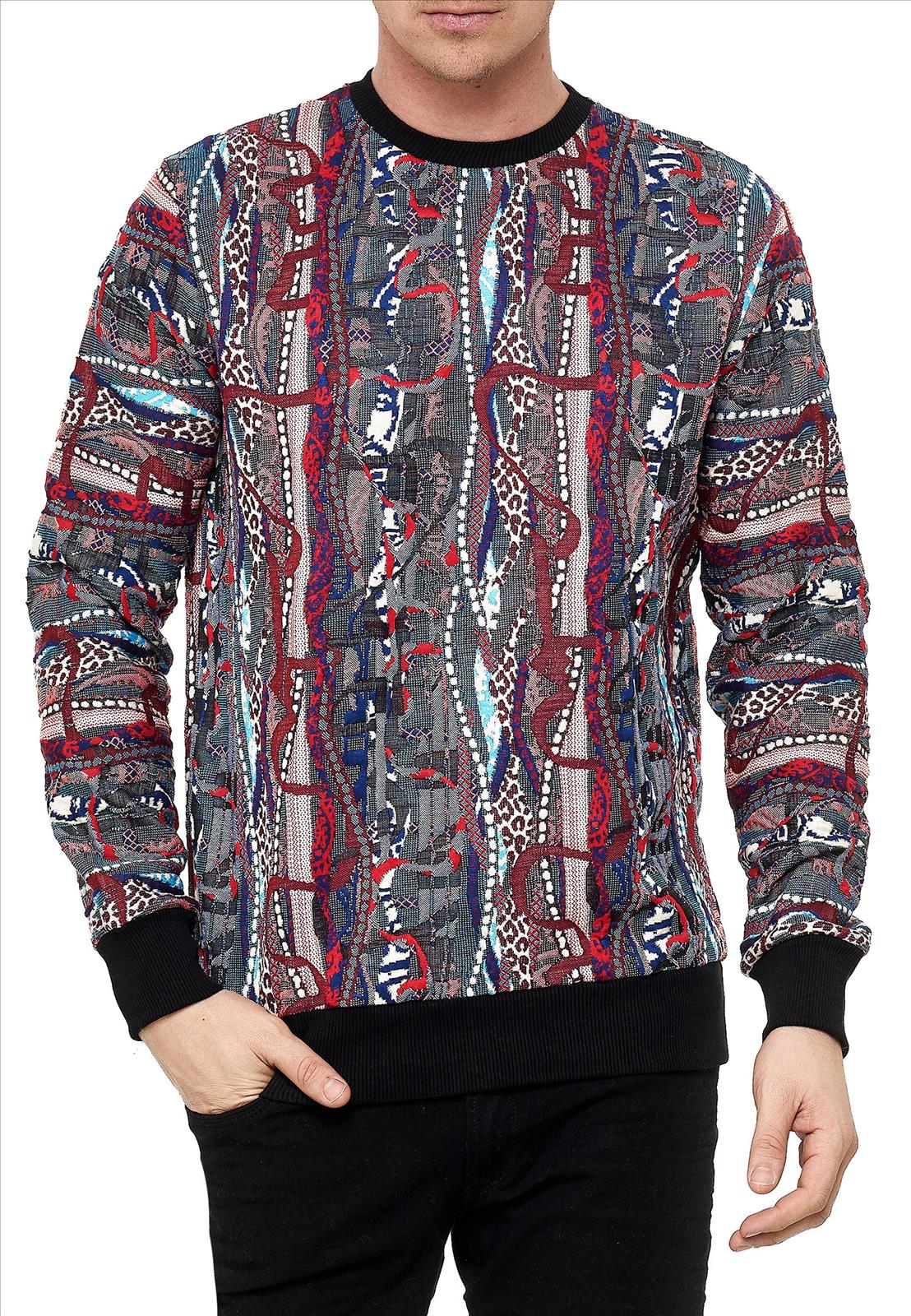 Rusty Neal - Rocas GmbH (Jeans, Young Fashion) - Jeans, Pullover, T-Shirts, Sweatshirts, Longshirts | Kategorie: Sweatshirt / JACQUARD | Angebot: Herrenbekleidung, Herren Accessoires, Young Fashion, Sofortprogramme, Orderware | Adresse: Rocas GmbH - Weselerstr. 115 - 47608 Geldern - Tel: 0157 / 50996802 - info@rustyneal.de