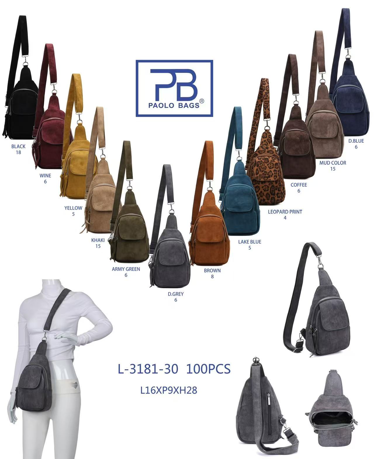Hier geht's zum Shop von: JACKY & JUSTIN GMBH - Damenaccessoires, Lederwaren | Artikel-Nr. 3181-30 | BODYBAG | Adresse: JACKY & JUSTIN GMBH - ANTON-KUX-STR.2 RAUM A247 - 41460 NEUSS - Tel: 021313865173 - JAJUZH@GMAIL.COM | Angebot: Damen Accessoires, Young Fashion, Leather Wear, Sofortprogramme