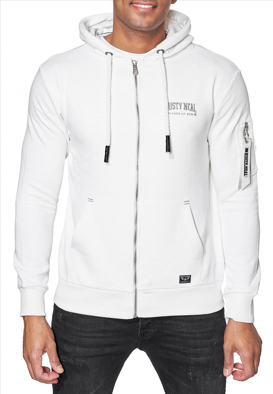 Rusty Neal - Rocas GmbH (Jeans, Young Fashion) - Jeans, Pullover, T-Shirts, Sweatshirts, Longshirts | Kategorie: Sweatshirt / SWEAT-JACKE | Angebot: Herrenbekleidung, Herren Accessoires, Young Fashion, Sofortprogramme, Orderware | Adresse: Rocas GmbH - Weselerstr. 115 - 47608 Geldern - Tel: 0157 / 50996802 - info@rustyneal.de