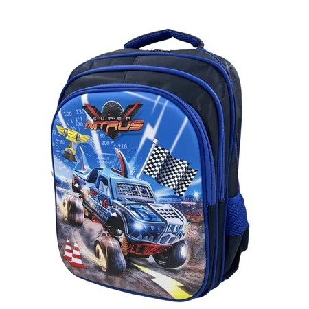 Hier geht's zum Shop von: Fox by Ren GmbH - DOB; ACCessoires - Neuss | Rucksack - Auto | Artikel-Nr. 24027 | Trendige & hochwertige Rucksack - Größe: ca. 30 x 40.5 x 13+3.7+3.7cm - Material: 100% Polyester - 3x RV Hauptfächer - Auf beiden Seiten je 1x Netzfach - Gurt verstellbar | Kategorie: Kinder / Rucksäcke | Adresse: Fox by Ren GmbH - Anton-Kux-Str. 2 - 41460 Neuss - Tel: 021313818241 - info@foxbyren.com | Angebot: Sofortprogramme, Orderware