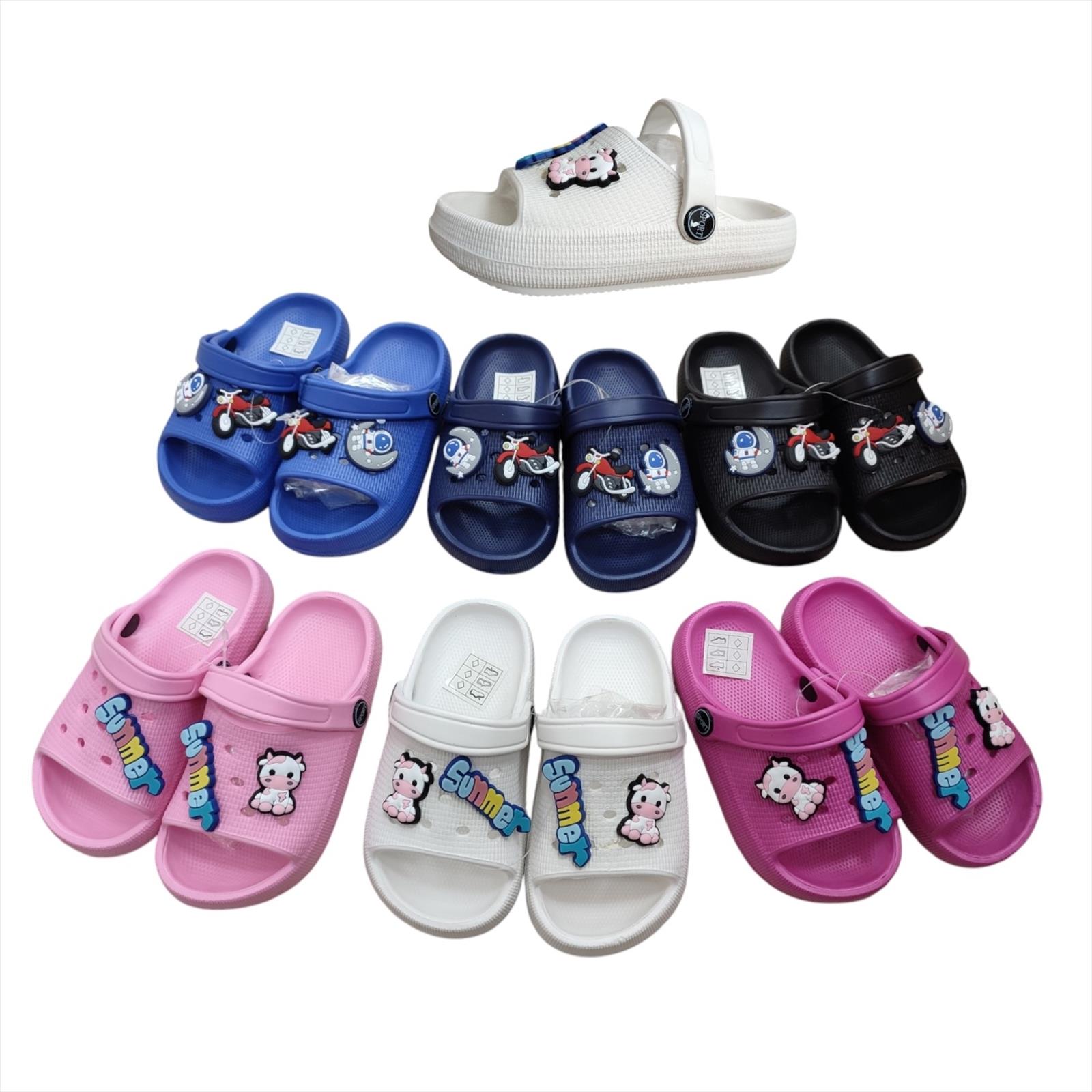 Mario Schuhs - Accessoires;Schuhe;Beach Wear;Young Fashion;Kinder&Teens - Neuss | Artikel-Nr. 1819 | Latschen | Pink 6p, Royal 6p, Bl 6p, Beige 6p, Navy 6p, Fuchsia 6p Gemischte Farben im Lot, ohne Schuhkartons. Aufgrund der Lichtverhältnisse bei der Produktfotografie und unterschiedlichen Bildschirmeinstellungen kann es dazu kommen, dass die Farbe des Produktes nicht authentisch wiedergegeben wird | Kategorie: Kinderschuhe / Sandalen & Slippers | Angebot: Sofortprogramme, Orderware | Adresse: Mario Schuhs - Anton-Kux-Str. 2 - 41460 Neuss - Tel: 02131 5123682 - mario.schuhs@hotmail.com