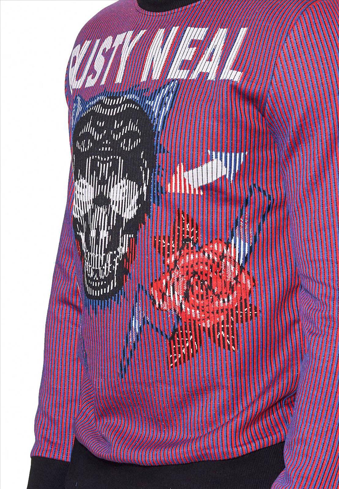 Rusty Neal - Rocas GmbH (Jeans, Young Fashion) - Jeans, Pullover, T-Shirts, Sweatshirts, Longshirts | Kategorie: Sweatshirt / JACQUARD | Angebot: Herrenbekleidung, Herren Accessoires, Young Fashion, Sofortprogramme, Orderware | Adresse: Rocas GmbH - Weselerstr. 115 - 47608 Geldern - Tel: 0157 / 50996802 - info@rustyneal.de