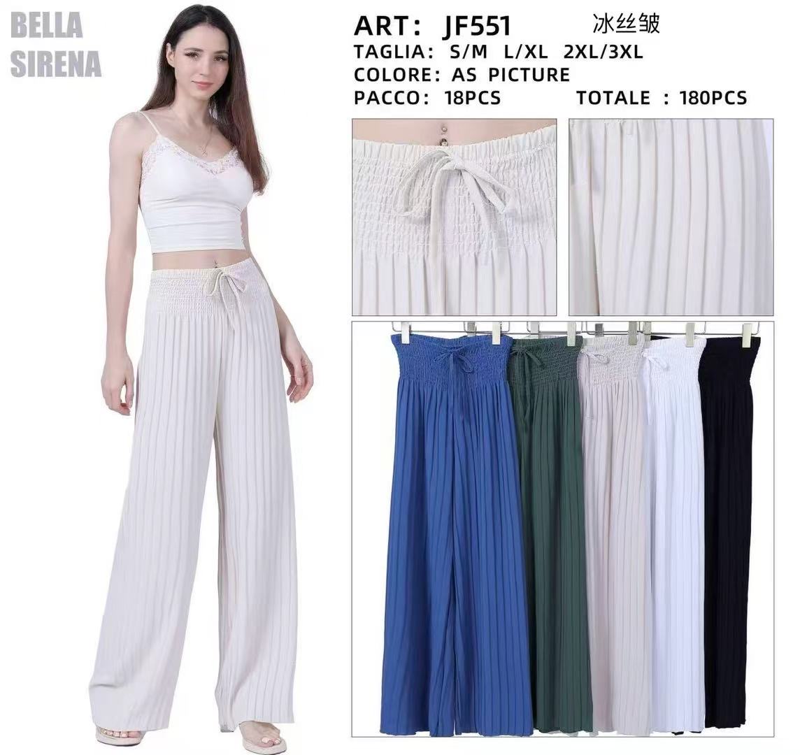 DW-Empire - Damenmode, Kindermode, Accessoires, Taschen, Tücher | sommer strech plisse hose | Artikel-Nr. jf551 lisa | Kategorie: Hosen / Stoffhosen | Angebot: Damenbekleidung, Damen Accessoires, Schuhe, Dessous, Große Größen, Young Fashion, Landhausmode, Leather Wear, Sofortprogramme, Orderware | Adresse: DW-Empire - Johanniskirchstr. 94 - 45329 Essen - Tel: 021311783220 - info@dw-empire.de