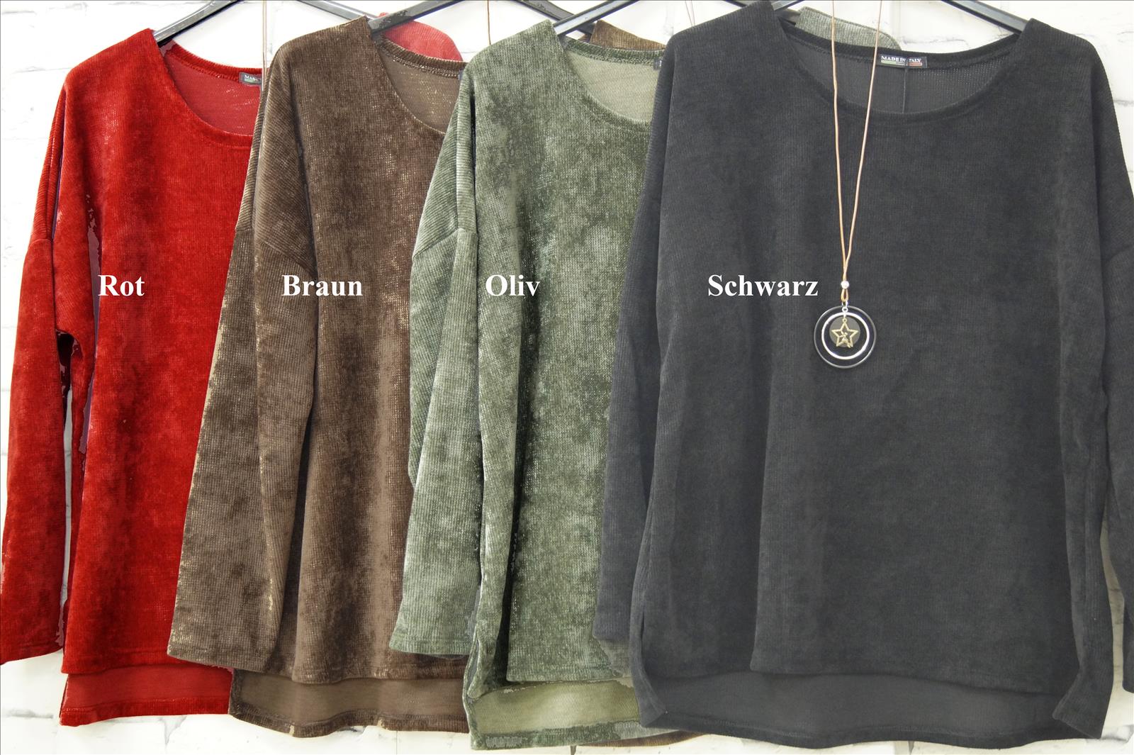 Hier geht's zum Shop von: Bhatti Mode GmbH - Young fashion, DOB - Blusen, Hosen Jacken, Jeans, Kleider, Pullover etc. | Kategorie: Shirt/Bluse/Pullover | Adresse: Bhatti Mode GmbH - Breslauer Str. 8 - 41460 Neuss - Tel: 02131-130004 - gurdip-bhatti@t-online.de | Angebot: Damenbekleidung, Young Fashion, Sofortprogramme