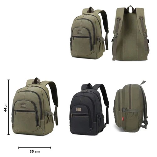Hier geht's zum Shop von: Fox by Ren GmbH - DOB; ACCessoires - Neuss | Rucksack - Canvas | Artikel-Nr. 1860 | Trendige & hochwertige Rucksack - Größe: ca. 35 x 44 x 14.5cm - Material: 100% Canvas - 4x RV Fächer - Auf beiden Seiten je 1x Steckfach - verstellbare Gurte | Kategorie: Taschen / Rucksäcke | Adresse: Fox by Ren GmbH - Anton-Kux-Str. 2 - 41460 Neuss - Tel: 021313818241 - info@foxbyren.com | Angebot: Sofortprogramme, Orderware