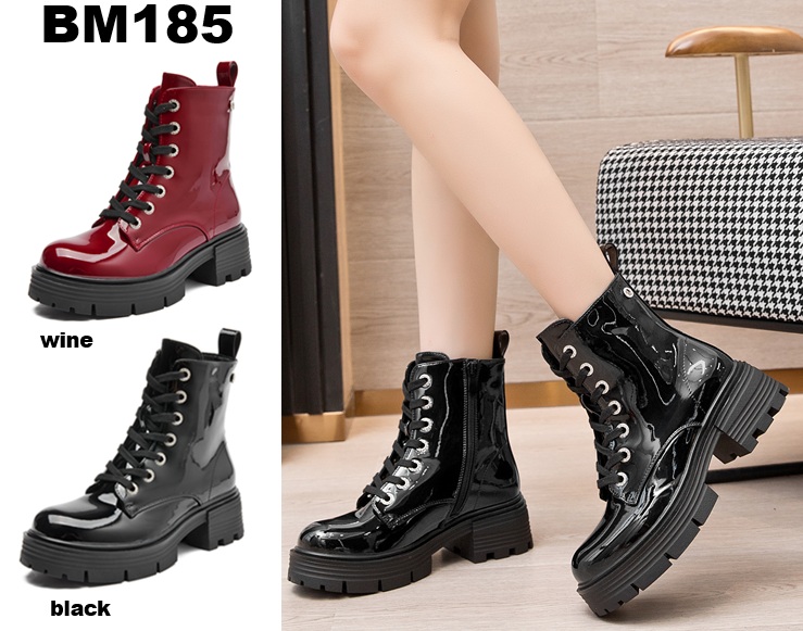 Arya Shoes - Schuhgroßhandel | Artikel-Nr. BM185 | Stiefeletten | Angebot: Damenbekleidung, Damen Accessoires, Schuhe, Sofortprogramme | Adresse: Arya Shoes - Yangjie Bao - Otto-Hahn-Str. 31-33c - 63303 Dreieich - Tel: 015205908633 - aryashoesdreieich@gmail.com
