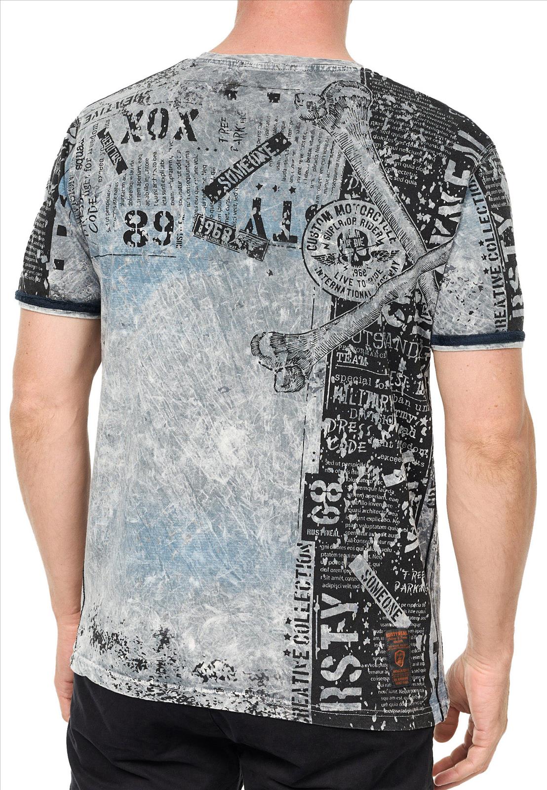 Hier geht's zum Shop von: Rusty Neal - Rocas GmbH (Jeans, Young Fashion) - Jeans, Pullover, T-Shirts, Sweatshirts, Longshirts | Kategorie: T-Shirt / 1. NOOS | Adresse: Rocas GmbH - Weselerstr. 115 - 47608 Geldern - Tel: 0157 / 50996802 - info@rustyneal.de | Angebot: Herrenbekleidung, Herren Accessoires, Young Fashion, Sofortprogramme, Orderware