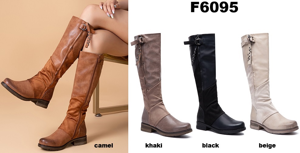 Arya Shoes - Schuhgroßhandel | Artikel-Nr. F6095 | Stiefel | Kategorie: Stiefel | Angebot: Damenbekleidung, Damen Accessoires, Schuhe, Sofortprogramme | Adresse: Arya Shoes - Yangjie Bao - Otto-Hahn-Str. 31-33c - 63303 Dreieich - Tel: 015205908633 - aryashoesdreieich@gmail.com