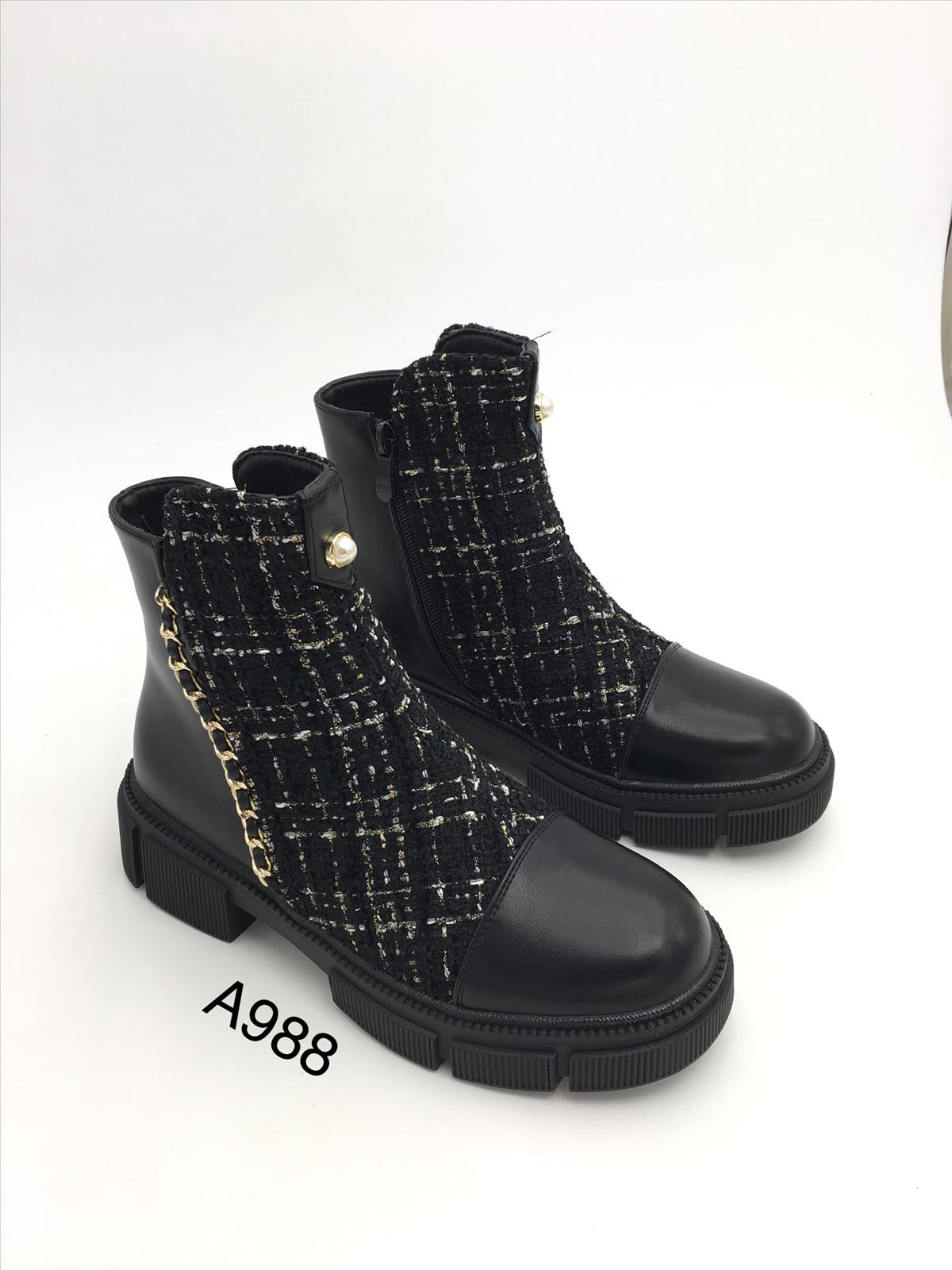 King Dragon Trade Development GmbH - Lucky Shoes | Artikel-Nr. A-988 | A-988 | Kategorie: Stiefeletten | Angebot: Damenbekleidung, Schuhe, Leather Wear, Sofortprogramme | Adresse: GSL GmbH - Anton-Kux-Str. 2 - 41460 Neuss - Tel: 02131-5230588 - luckyshoes2008@gmail.com