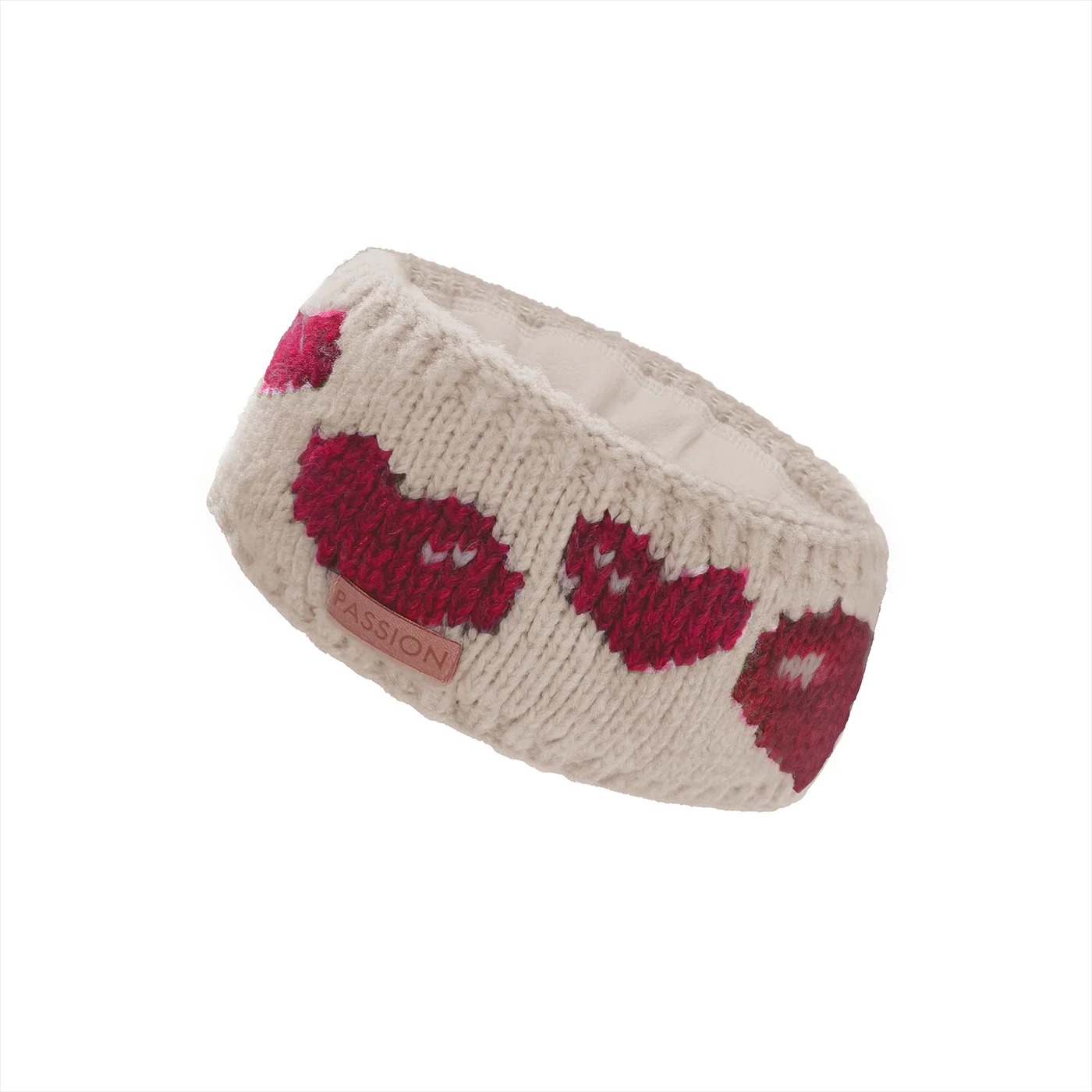 Fox by Ren GmbH - DOB; ACCessoires - Neuss | Stirnband - Herzen | Artikel-Nr. AT2502-05-02650450 | Trendy Stirnband - Einheitsgröße - Länge ca. 22.5 cm x Breite ca. 10cm - Material: 76 % Acryl, 12 % Polyamid & 12 % Polyester - Innenfutter: 100% Polyester - 1 mal um die Stirn umwickelbar - Made in Polen | Kategorie: Kopfbedeckung / Stirnband | Angebot: Sofortprogramme, Orderware | Adresse: Fox by Ren GmbH - Anton-Kux-Str. 2 - 41460 Neuss - Tel: 021313818241 - info@foxbyren.com