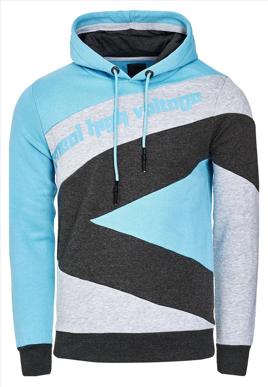 Hier geht's zum Shop von: Rusty Neal - Rocas GmbH (Jeans, Young Fashion) - Jeans, Pullover, T-Shirts, Sweatshirts, Longshirts | 36% Rabatt - Color Block Sweater mit 