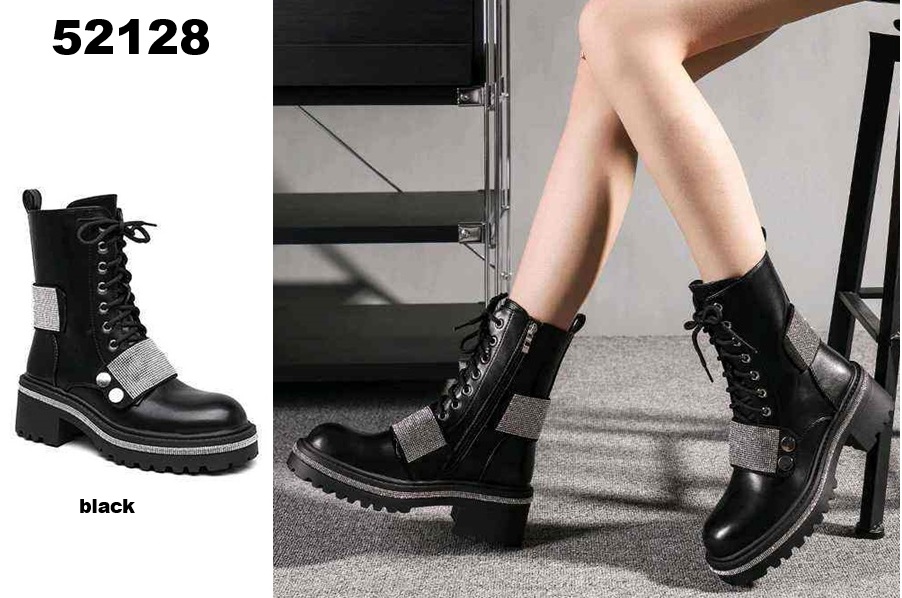 Arya Shoes - Schuhgroßhandel | Artikel-Nr. 52128 | Stiefeletten | Kategorie: Stiefeletten | Angebot: Damenbekleidung, Damen Accessoires, Schuhe, Sofortprogramme | Adresse: Arya Shoes - Yangjie Bao - Otto-Hahn-Str. 31-33c - 63303 Dreieich - Tel: 015205908633 - aryashoesdreieich@gmail.com
