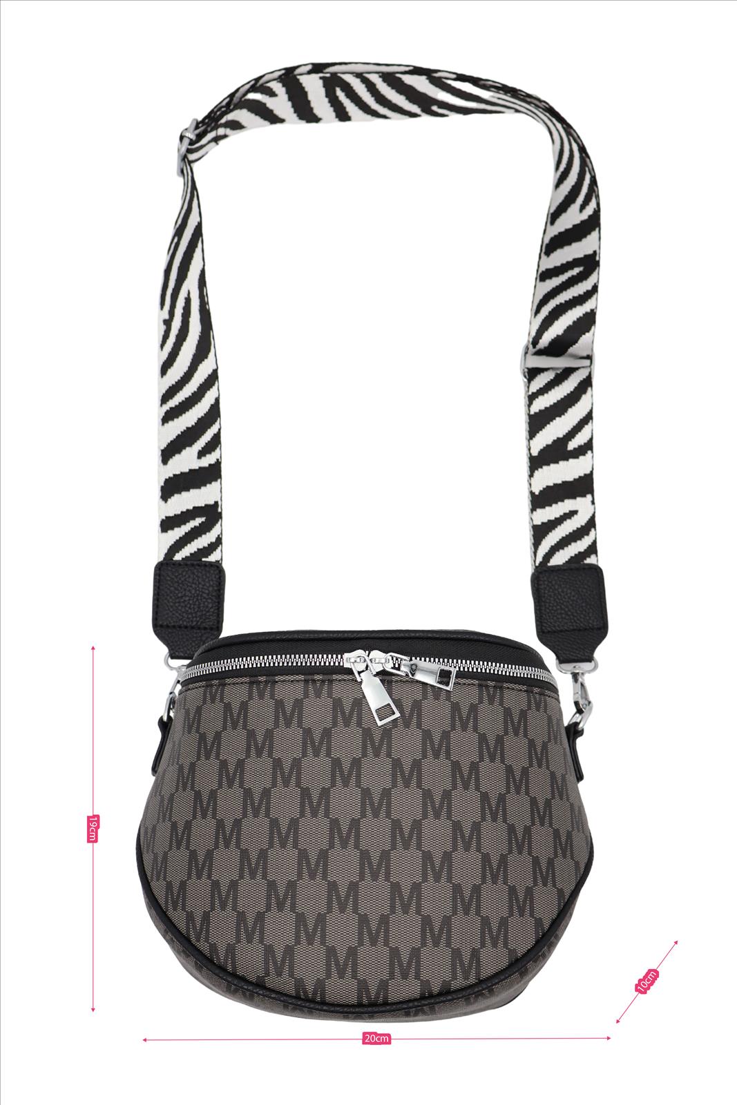 YIDA Import Export Großhandel GmbH - Dessous;Young Fashion - Neuss | Artikel-Nr. BV351-M | Umhängetaschen | Produktname :Umhängetaschen Material: 75% STOFF, 25% PU Merkmale:Erlebe mit unseren exklusiven Umhängetaschen ein raffiniertes Spiel von Eleganz und dem Buchstaben 