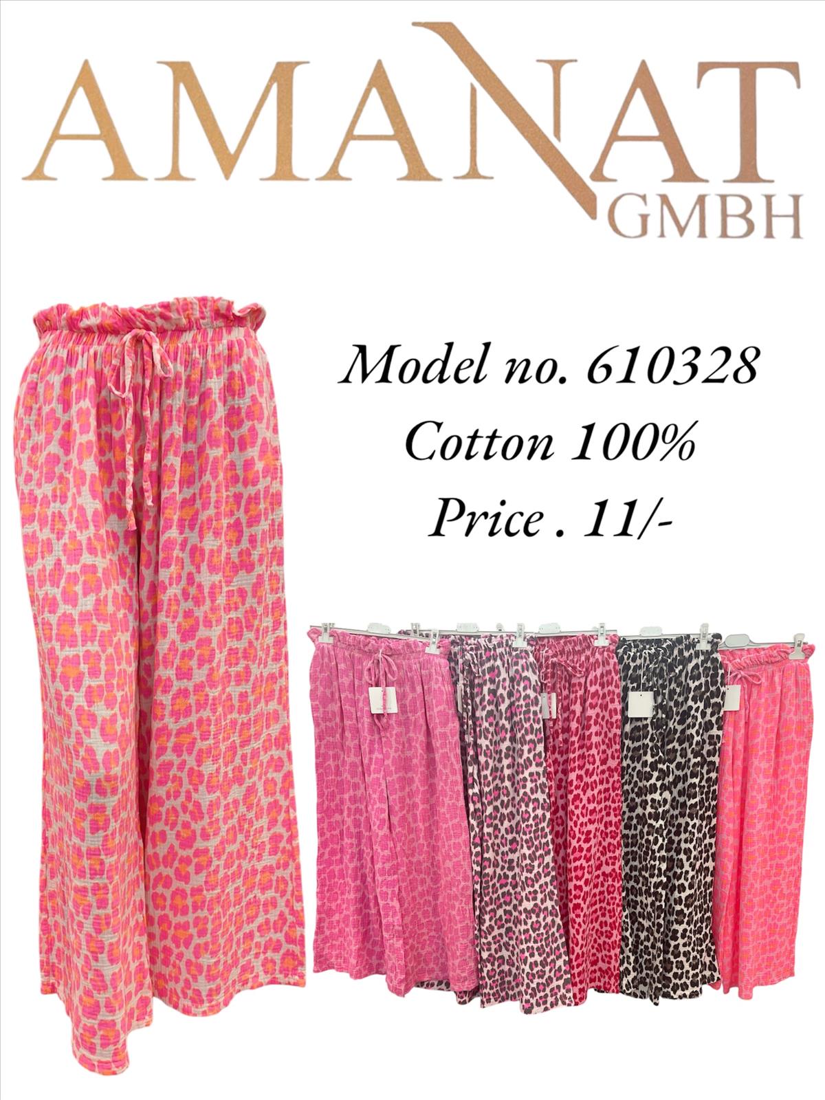 Hier geht's zum Shop von: Amanat GmbH - BOHO STYLE Tunika , Kleider | Artikel-Nr. A 610328 | Hose,Musselin | #Leo hose# #Hose 100%baumwolle# | Kategorie: Hose | Adresse: Amanat GmbH - Breslauerstr., 8 - 41460 Neuss - Tel: 021311531661 - amanatgmbh@gmail.com | Angebot: Damenbekleidung, Young Fashion, Leather Wear, Sofortprogramme, Orderware