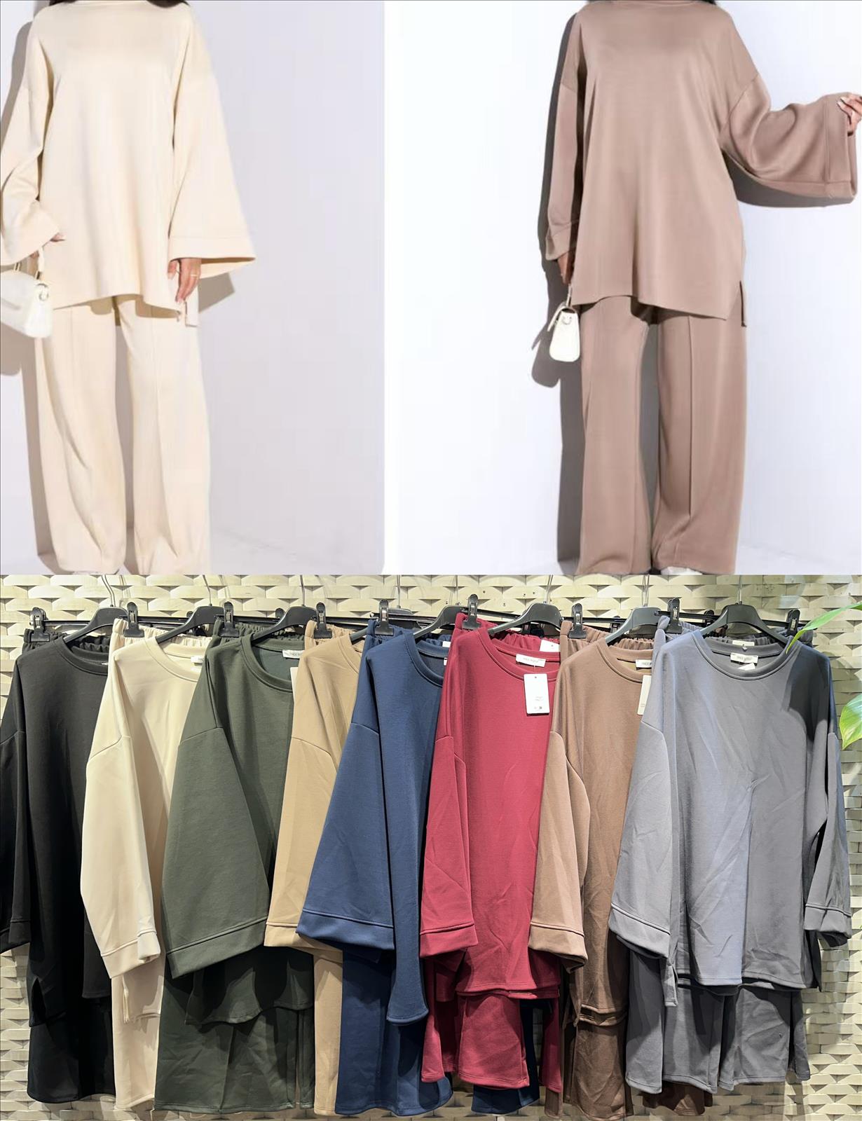 Ala Mode Fashion-DOB;Accessoires;Leather Wear; Young Fashion - Neuss | Artikel-Nr. M1553 | 50%Viskose 45%Poly 5%Elast | Mindestbestellmenge 2 Stück | Kategorie: 2-Teiler | Angebot: Sofortprogramme, Orderware | Adresse: Ala Mode Fashion - Breslauerstr. 8 Raum 113 - 41460 neuss - Tel: 021312091616 - ala-mode@web.de