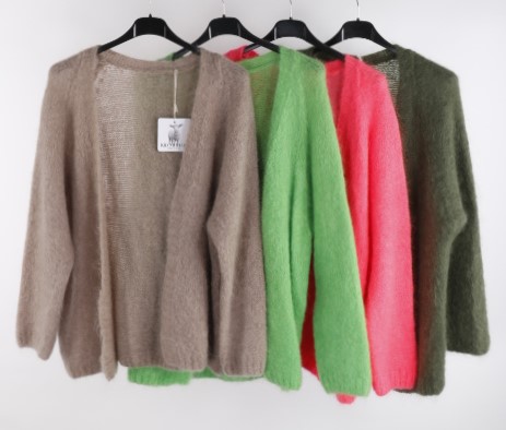 olluni fashion GmbH - DOB-HAHA-Accessoires-Schuhe-Young-Fashion-Leder-Große Größen - Hamburg | Artikel-Nr. 76018-1 | 76% Mohair Strick Jacke Cardigen | Kategorie: Strickwaren | Angebot: Damenbekleidung, Damen Accessoires, Große Größen, Young Fashion, Leather Wear, Sofortprogramme, Orderware | Adresse: olluni fashion GmbH - Modering 5, Haus D, 5 Etage - 22457 Hamburg - Tel: 040 55598886 - info@olluni.de