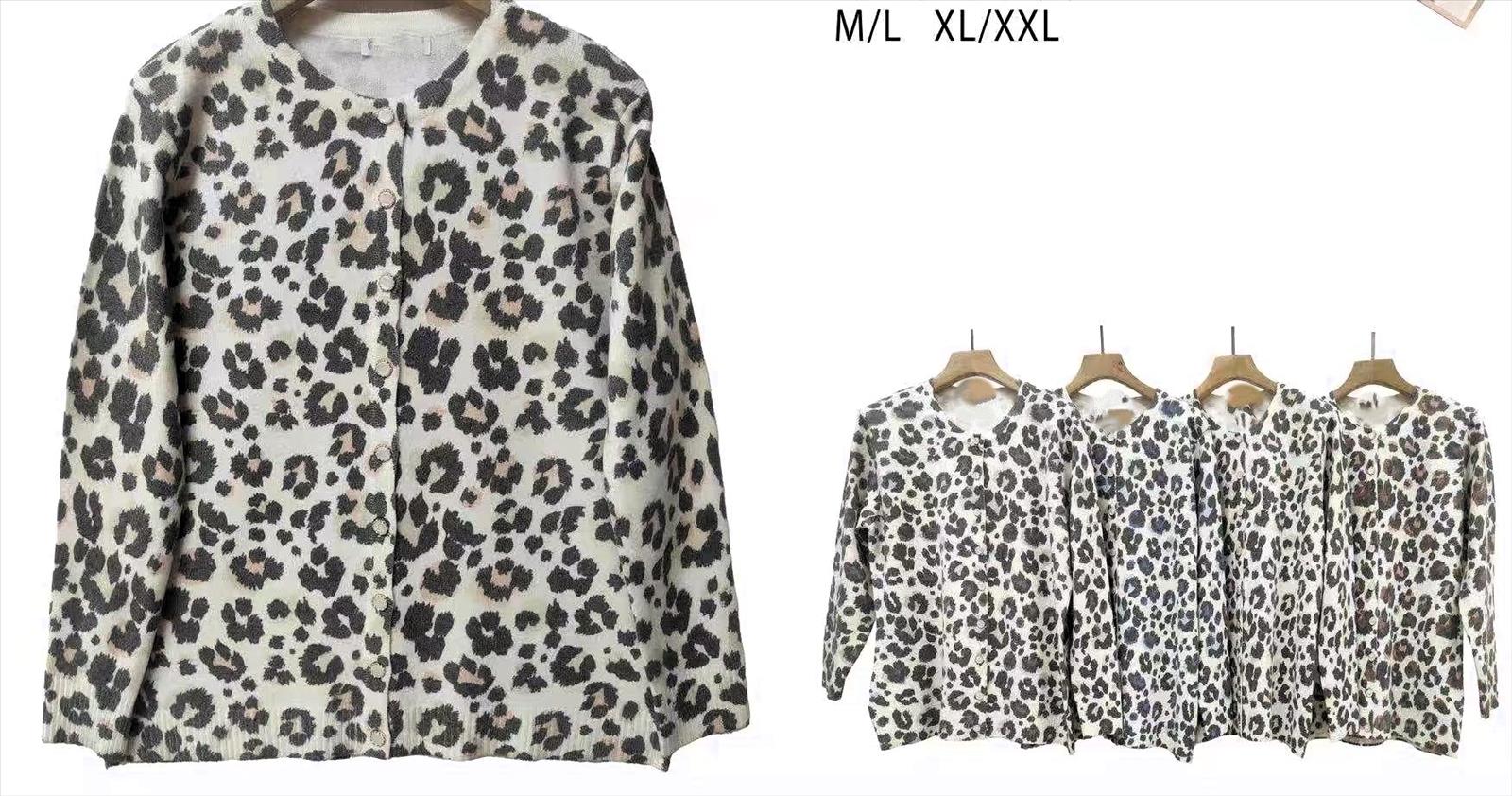 Hier geht's zum Shop von: LB new fashion GmbH & Co KG - DOB, Accessoires, Young Fashion, Big Sizes - Eschborn | Strickjacke Leo | Artikel-Nr. 22635 | kurze Strickjacke im Leo Print 29% Modal, 25% Baumwolle, 19% Viscose, 14% Polyamid, 13% Elasthan | Kategorie: Strickjacken | Adresse: LB new fashion GmbH & Co KG - Kölner Str. 1 - 65760 Eschborn - Tel: 06196/7730740 - lbfashion24@gmail.com | Angebot: Sofortprogramme, Orderware