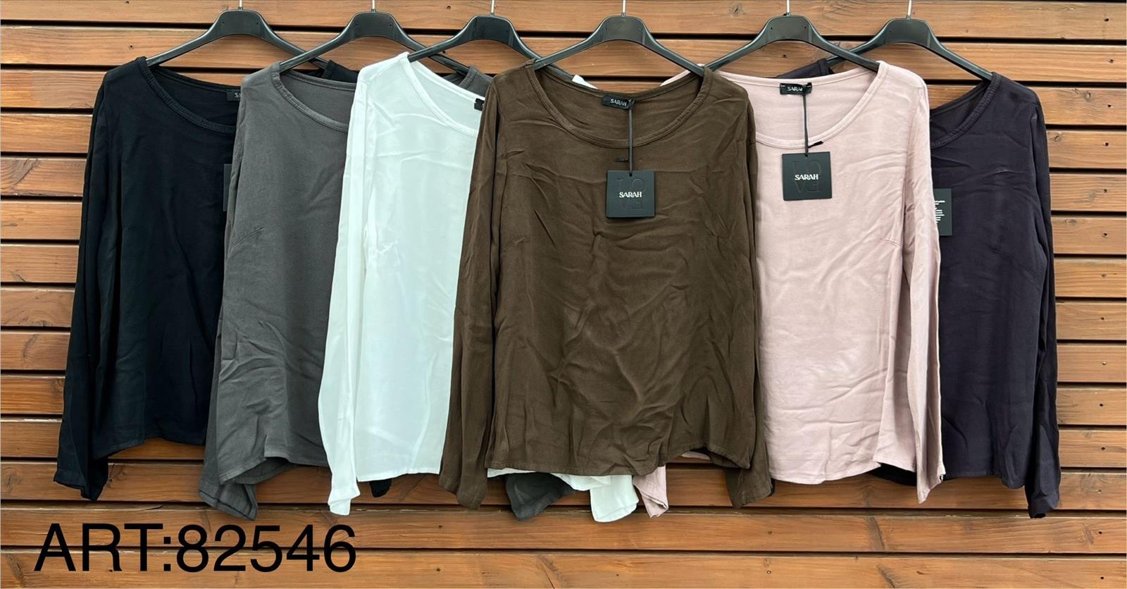 Hier geht's zum Shop von: Sarah GmbH - DOB aus Italien | Oberteil | Artikel-Nr. 879 | Adresse: Sarah GmbH - Otto-Hahn-Straße 1 - 63303 Dreieich - Tel: 061039603444 - sarah-aktuell@t-online.de | Angebot: Damenbekleidung, Damen Accessoires, Große Größen, Young Fashion, Sofortprogramme, Orderware