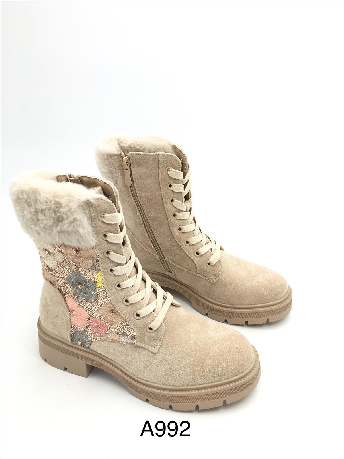 King Dragon Trade Development GmbH - Lucky Shoes | Artikel-Nr. A-992 | A-992 | Kategorie: Stiefeletten | Angebot: Damenbekleidung, Schuhe, Leather Wear, Sofortprogramme | Adresse: GSL GmbH - Anton-Kux-Str. 2 - 41460 Neuss - Tel: 02131-5230588 - luckyshoes2008@gmail.com