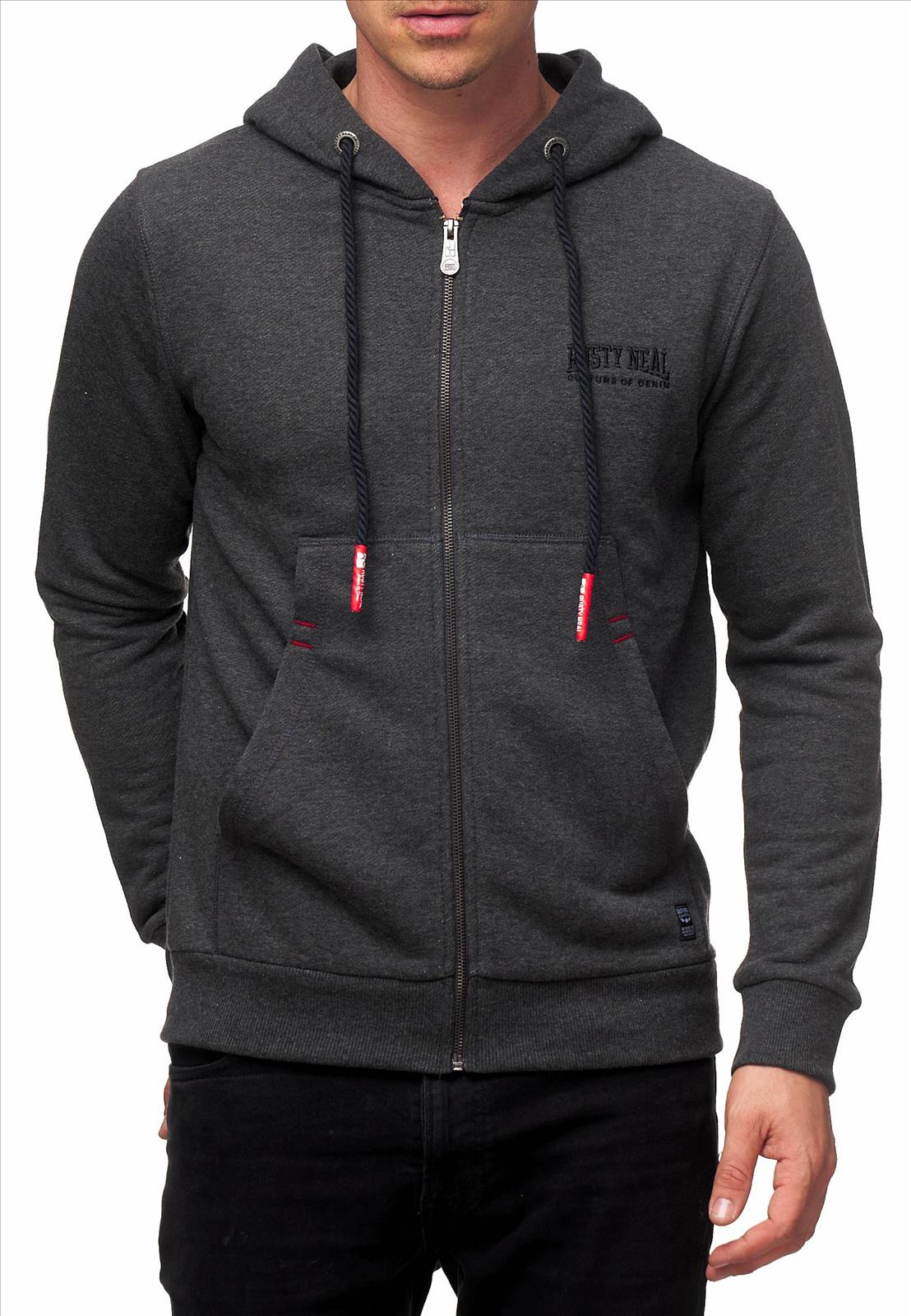 Rusty Neal - Rocas GmbH (Jeans, Young Fashion) - Jeans, Pullover, T-Shirts, Sweatshirts, Longshirts | Kategorie: Sweatshirt / SWEAT-JACKE | Angebot: Herrenbekleidung, Herren Accessoires, Young Fashion, Sofortprogramme, Orderware | Adresse: Rocas GmbH - Weselerstr. 115 - 47608 Geldern - Tel: 0157 / 50996802 - info@rustyneal.de