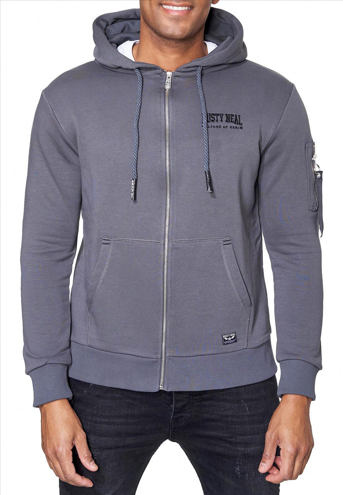 Rusty Neal - Rocas GmbH (Jeans, Young Fashion) - Jeans, Pullover, T-Shirts, Sweatshirts, Longshirts | Kategorie: Sweatshirt / SWEAT-JACKE | Angebot: Herrenbekleidung, Herren Accessoires, Young Fashion, Sofortprogramme, Orderware | Adresse: Rocas GmbH - Weselerstr. 115 - 47608 Geldern - Tel: 0157 / 50996802 - info@rustyneal.de