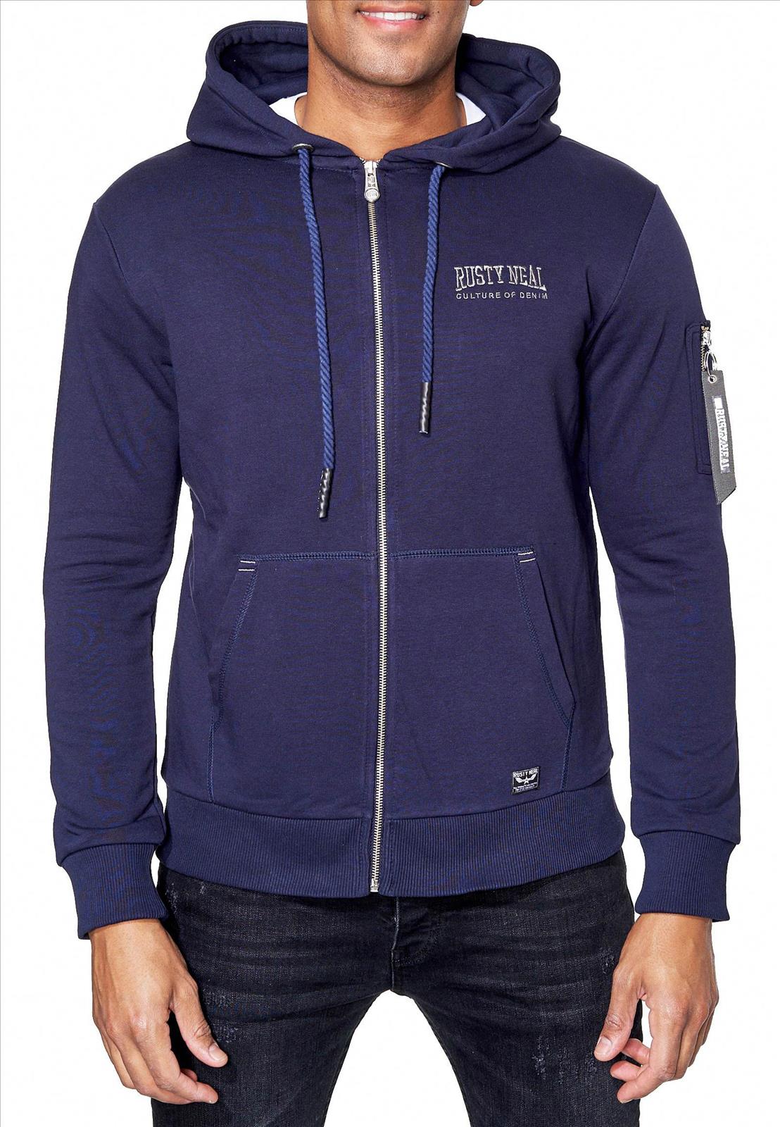 Rusty Neal - Rocas GmbH (Jeans, Young Fashion) - Jeans, Pullover, T-Shirts, Sweatshirts, Longshirts | Kategorie: Sweatshirt / SWEAT-JACKE | Angebot: Herrenbekleidung, Herren Accessoires, Young Fashion, Sofortprogramme, Orderware | Adresse: Rocas GmbH - Weselerstr. 115 - 47608 Geldern - Tel: 0157 / 50996802 - info@rustyneal.de