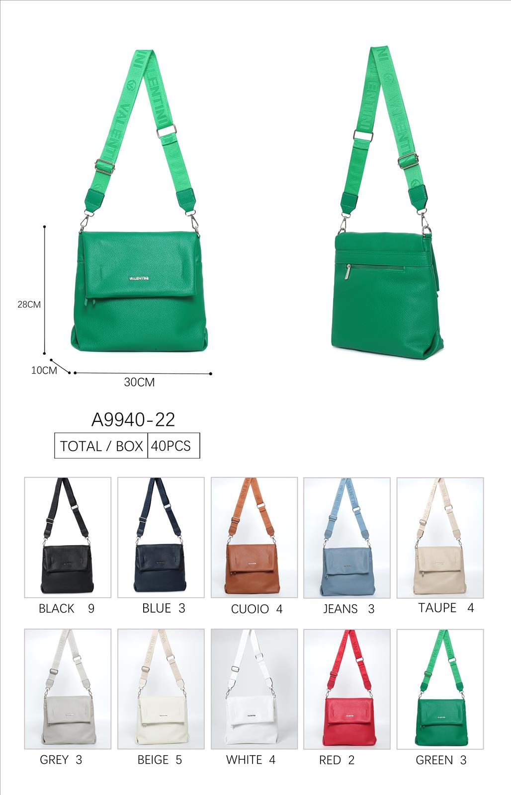 Huada Import-Export GmbH -DOB, Taschen, Schuhe, Accessoires | Artikel-Nr. A9960-22 | Umhängetaschen | Kategorie: Umhängetaschen | Angebot: Damenbekleidung, Damen Accessoires, Herren Accessoires, Schuhe, Young Fashion, Leather Wear | Adresse: Huada Import-Export GmbH - Raum B014 - Anton-Kux-Strasse 2 - 41460 Neuss - Tel: 021317188938 - huada8168@hotmail.com