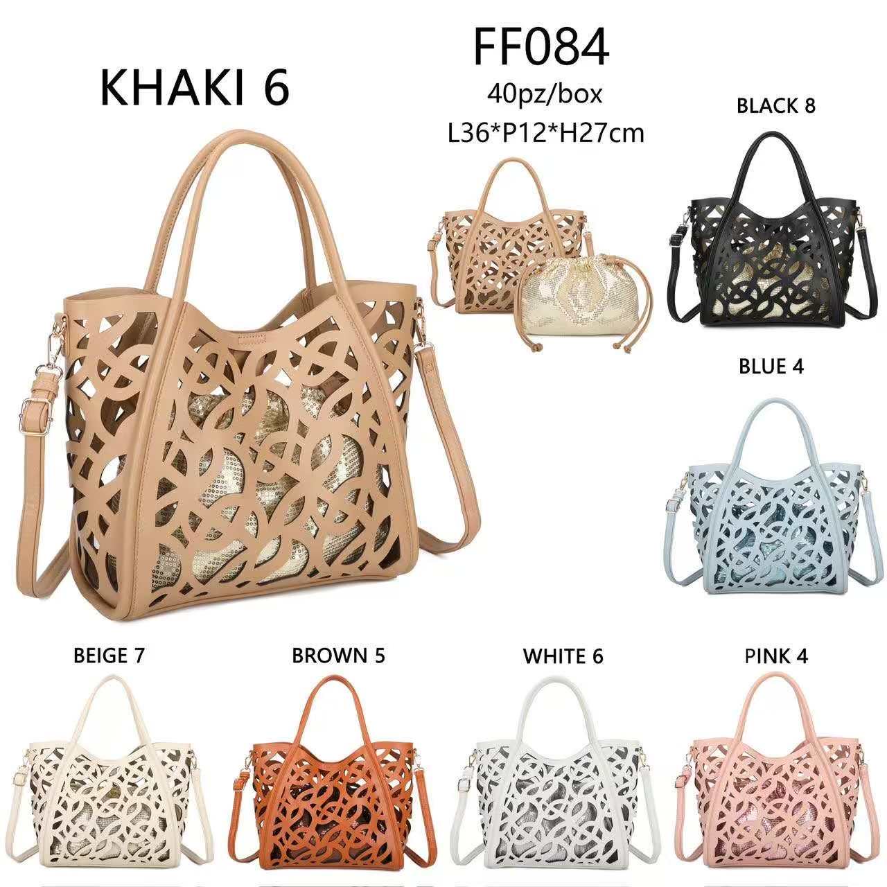 Huada Import-Export GmbH -DOB, Taschen, Schuhe, Accessoires | Artikel-Nr. FF084 | Damentaschen | Kategorie: Damen Taschen | Angebot: Damenbekleidung, Damen Accessoires, Herren Accessoires, Schuhe, Young Fashion, Leather Wear | Adresse: Huada Import-Export GmbH - Raum B014 - Anton-Kux-Strasse 2 - 41460 Neuss - Tel: 021317188938 - huada8168@hotmail.com