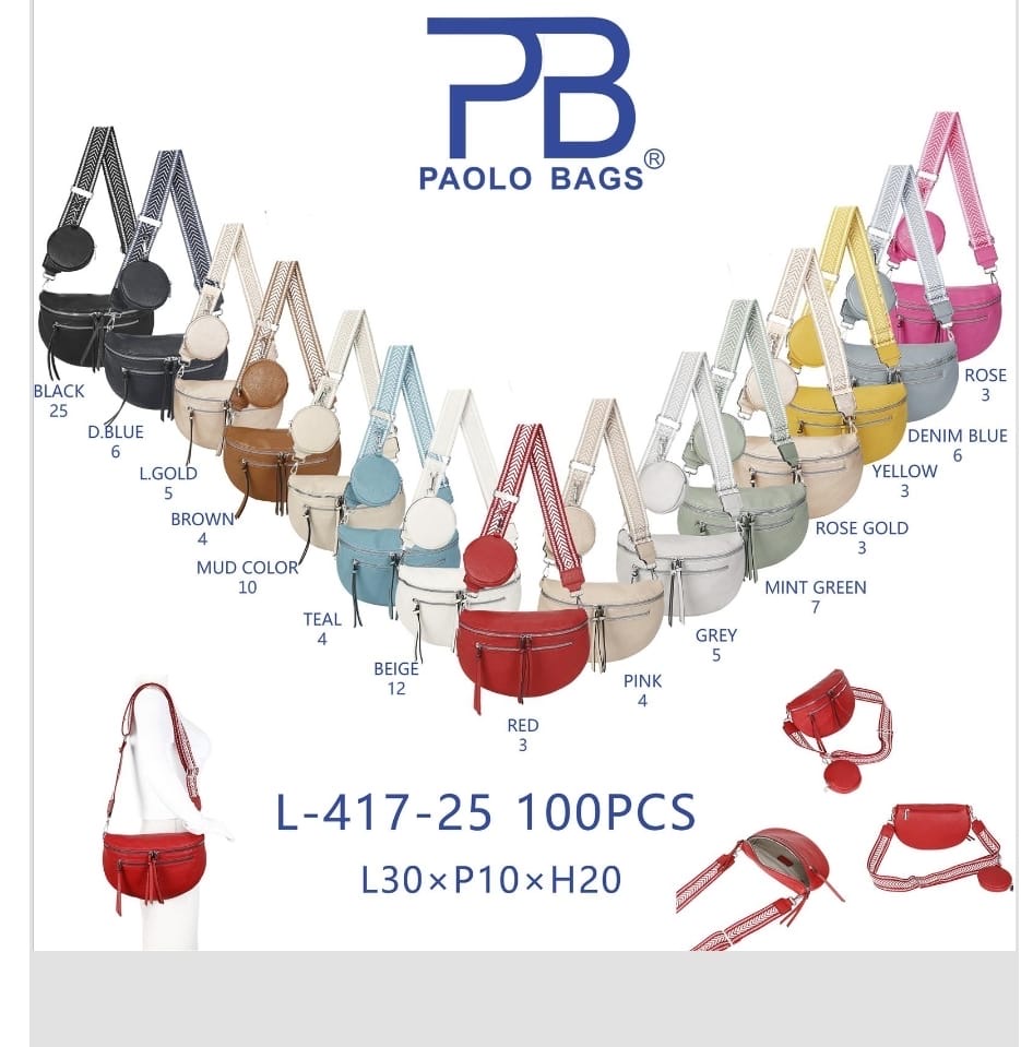 Huada Import-Export GmbH -DOB, Taschen, Schuhe, Accessoires | Artikel-Nr. L-417-25 | Umhängetaschen | Kategorie: Umhängetaschen | Angebot: Damenbekleidung, Damen Accessoires, Herren Accessoires, Schuhe, Young Fashion, Leather Wear | Adresse: Huada Import-Export GmbH - Raum B014 - Anton-Kux-Strasse 2 - 41460 Neuss - Tel: 021317188938 - huada8168@hotmail.com