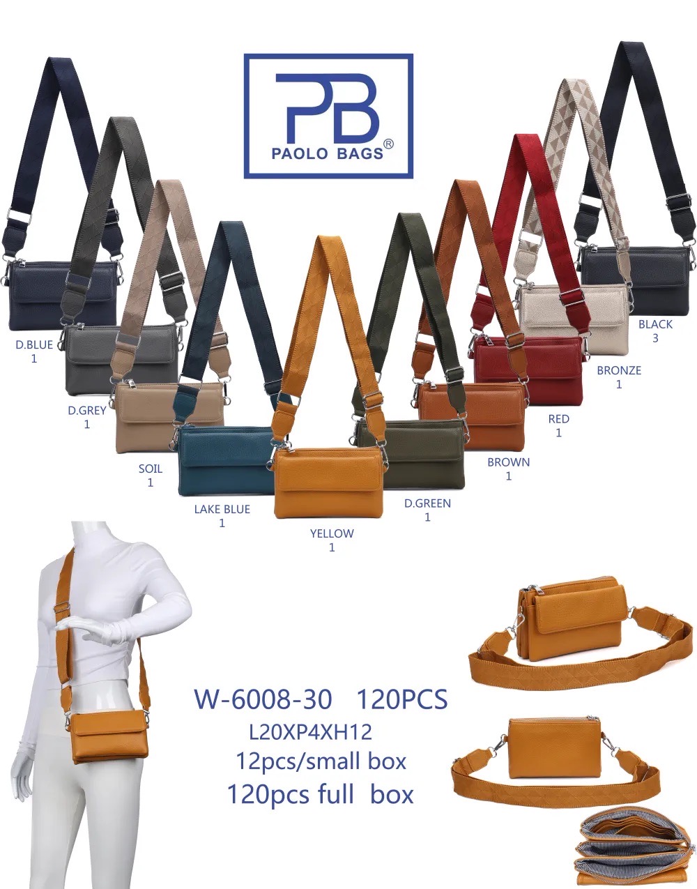 Huada Import-Export GmbH -DOB, Taschen, Schuhe, Accessoires | Artikel-Nr. W-6008-30 | Umhängetaschen | Kategorie: Damen Taschen | Angebot: Damenbekleidung, Damen Accessoires, Herren Accessoires, Schuhe, Young Fashion, Leather Wear | Adresse: Huada Import-Export GmbH - Raum B014 - Anton-Kux-Strasse 2 - 41460 Neuss - Tel: 021317188938 - huada8168@hotmail.com