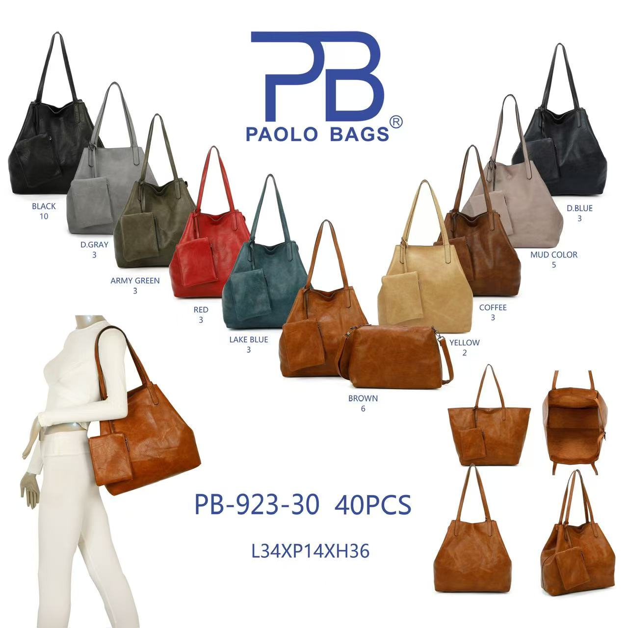 Huada Import-Export GmbH -DOB, Taschen, Schuhe, Accessoires | Artikel-Nr. PB-923-30 | Damentaschen | Kategorie: Damen Taschen | Angebot: Damenbekleidung, Damen Accessoires, Herren Accessoires, Schuhe, Young Fashion, Leather Wear | Adresse: Huada Import-Export GmbH - Raum B014 - Anton-Kux-Strasse 2 - 41460 Neuss - Tel: 021317188938 - huada8168@hotmail.com