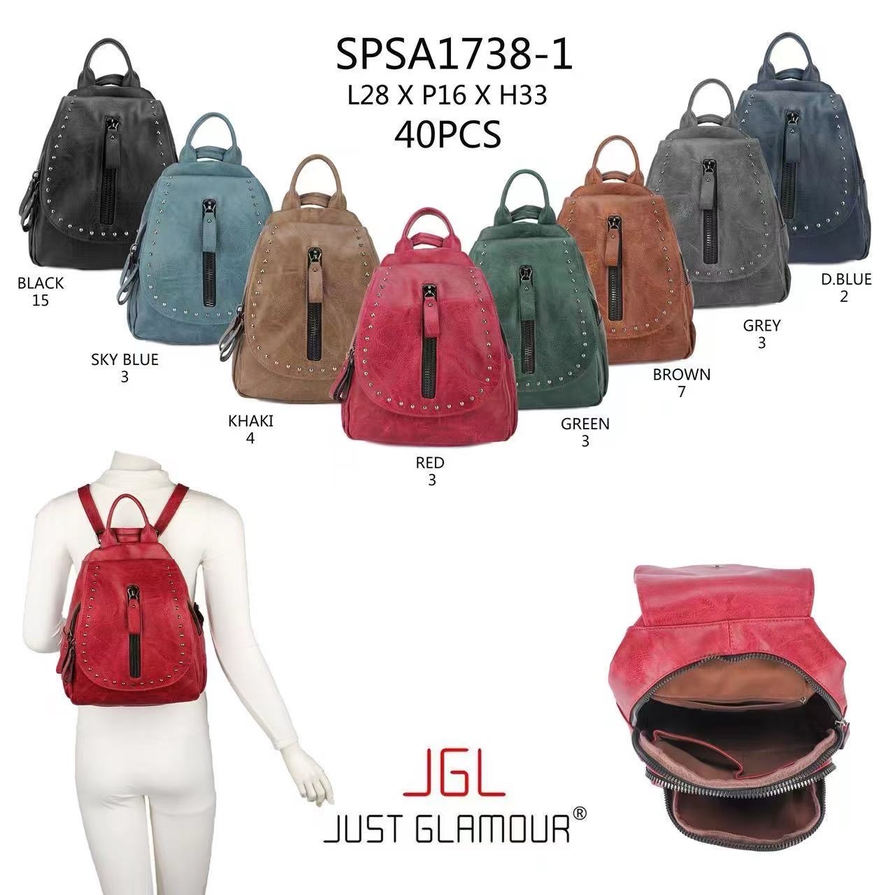Huada Import-Export GmbH -DOB, Taschen, Schuhe, Accessoires | Artikel-Nr. SPSA1738-1 | Rucksack | Kategorie: Damen Taschen | Angebot: Damenbekleidung, Damen Accessoires, Herren Accessoires, Schuhe, Young Fashion, Leather Wear | Adresse: Huada Import-Export GmbH - Raum B014 - Anton-Kux-Strasse 2 - 41460 Neuss - Tel: 021317188938 - huada8168@hotmail.com