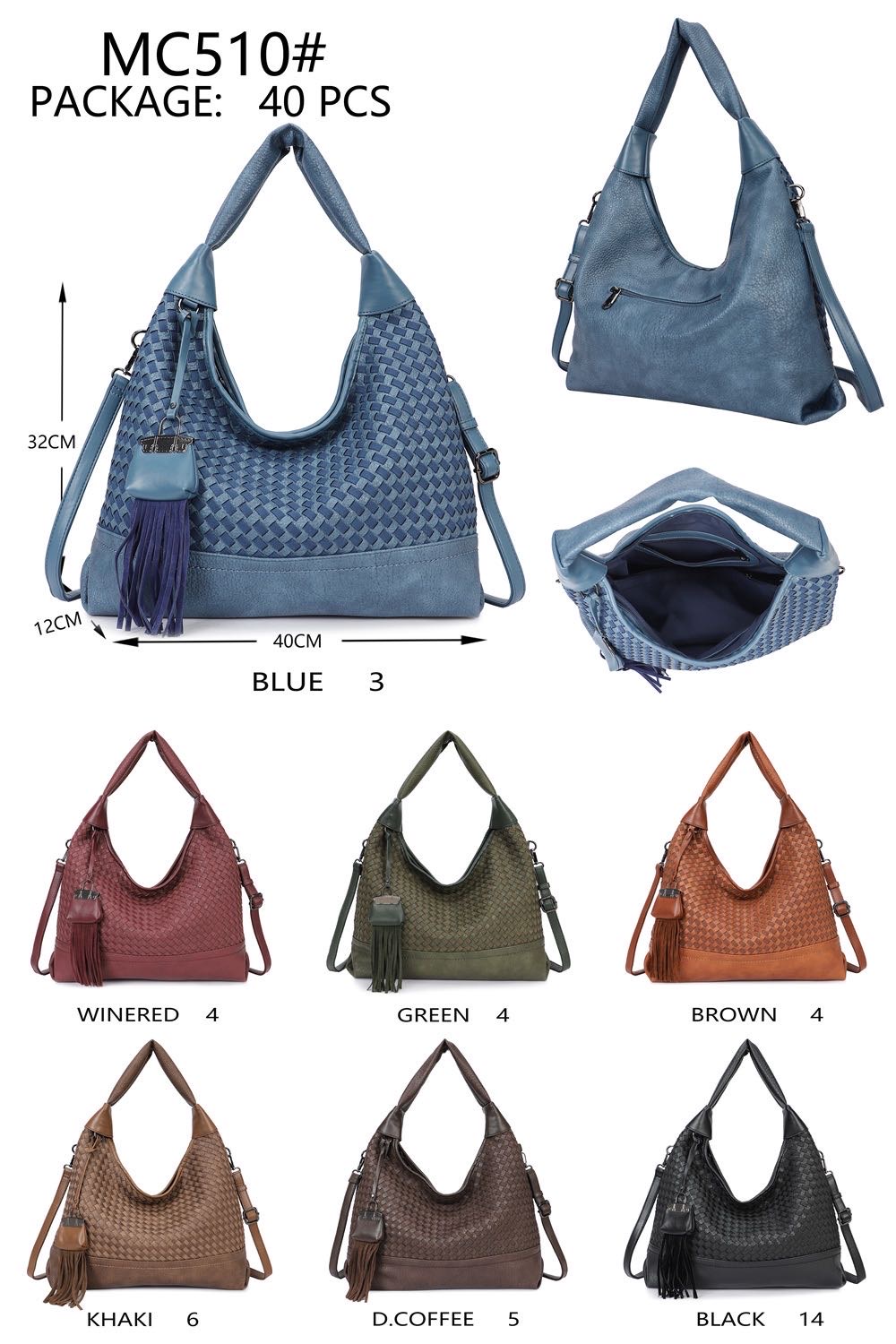 Huada Import-Export GmbH -DOB, Taschen, Schuhe, Accessoires | Artikel-Nr. MC510 | Damentaschen | Kategorie: Damen Taschen | Angebot: Damenbekleidung, Damen Accessoires, Herren Accessoires, Schuhe, Young Fashion, Leather Wear | Adresse: Huada Import-Export GmbH - Raum B014 - Anton-Kux-Strasse 2 - 41460 Neuss - Tel: 021317188938 - huada8168@hotmail.com