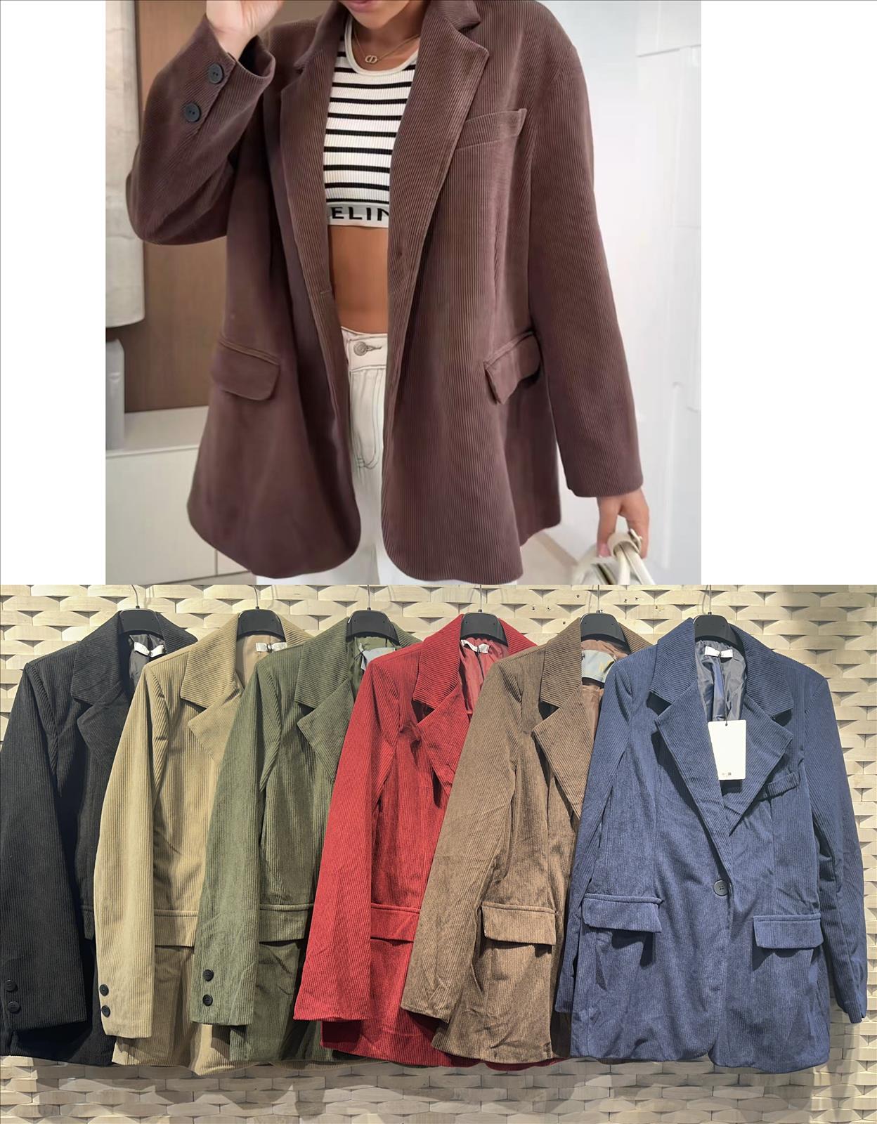 Ala Mode Fashion-DOB;Accessoires;Leather Wear; Young Fashion - Neuss | Artikel-Nr. 88762 | 86%Poly 12%Nylon 2%Spandex | Mindestbestellmenge 2 Stück | Kategorie: Blazer | Angebot: Sofortprogramme, Orderware | Adresse: Ala Mode Fashion - Breslauerstr. 8 Raum 113 - 41460 neuss - Tel: 021312091616 - ala-mode@web.de