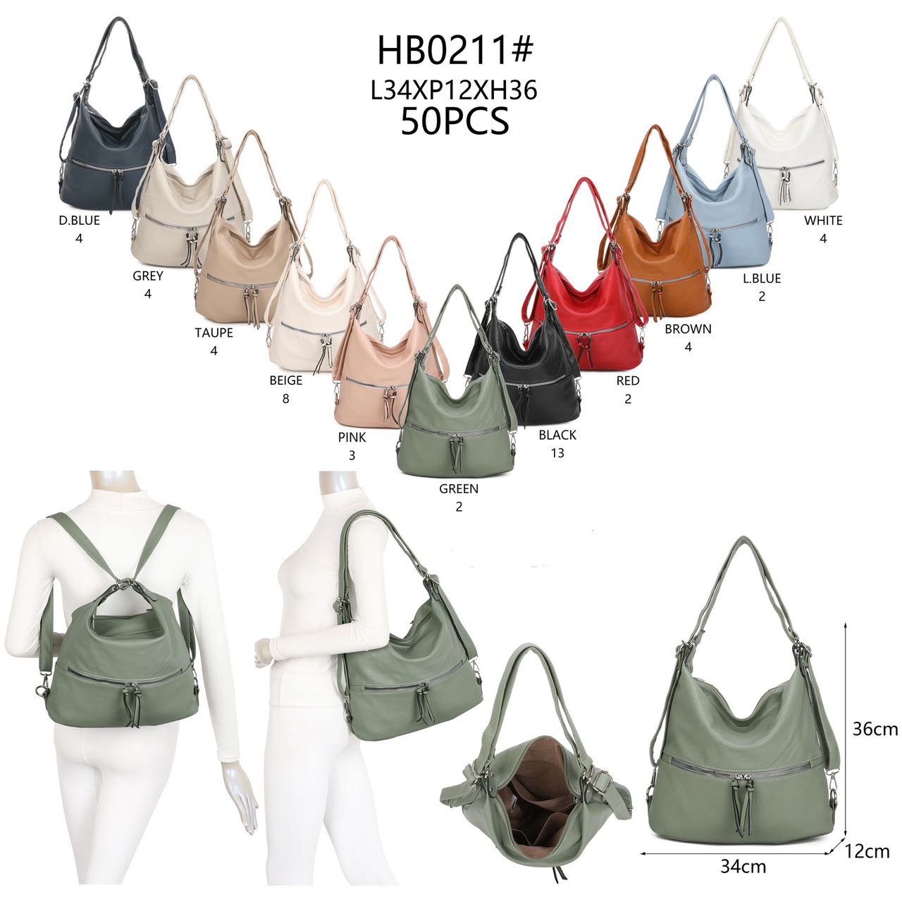 likebag by Longda Moda GmbH - Accessoires; Beachwear; Young Fashion; Leatherwear; Landhausmode - Neuss | Artikel-Nr. HB211 | Tasche | Angebot: Sofortprogramme, Orderware | Adresse: LD Fashion GmbH - Anton-Kux-Straße 2 - 41460 Neuss - Tel: 021314082852 - likebag@gmx.de