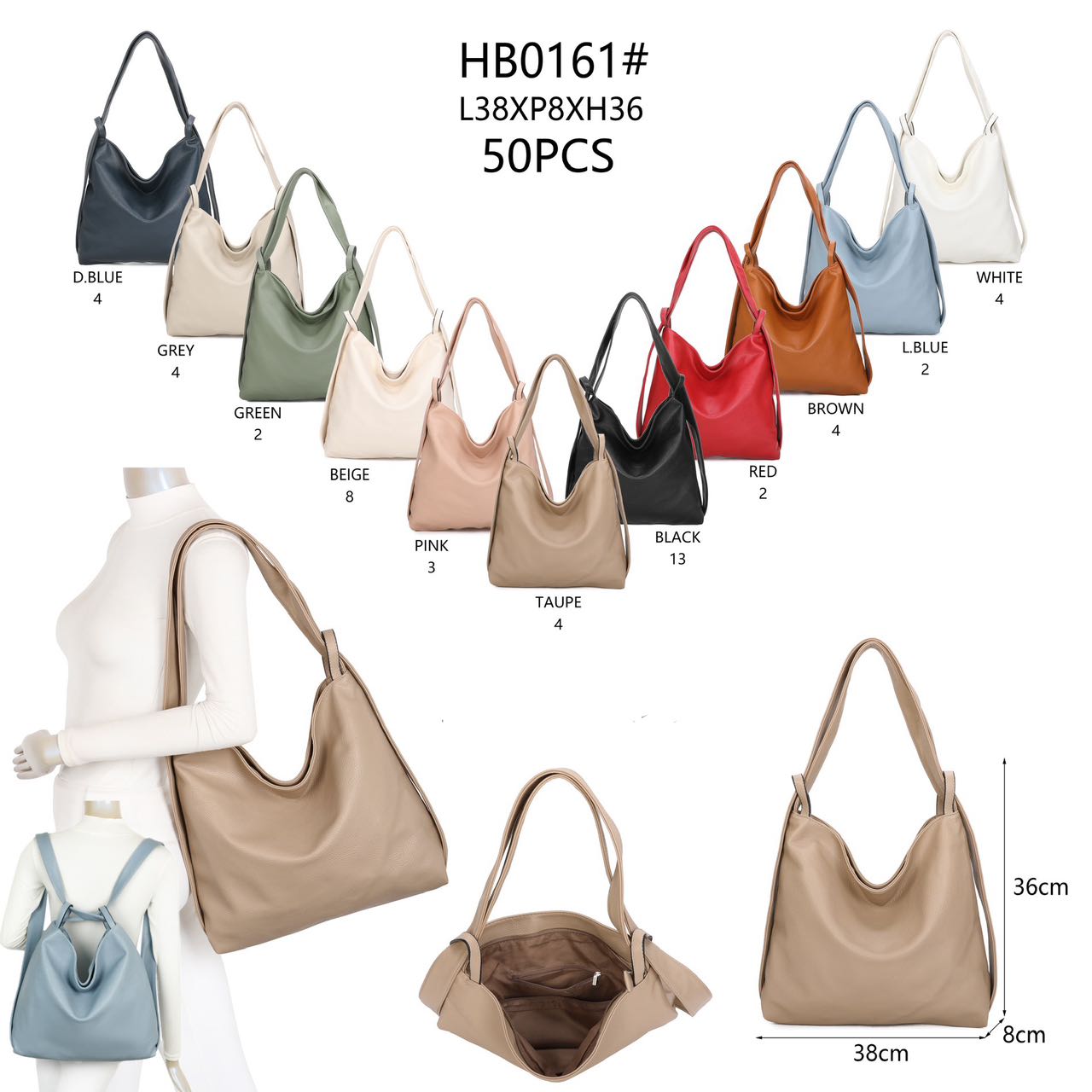 likebag by Longda Moda GmbH - Accessoires; Beachwear; Young Fashion; Leatherwear; Landhausmode - Neuss | Artikel-Nr. HB161 | Tasche | Angebot: Sofortprogramme, Orderware | Adresse: LD Fashion GmbH - Anton-Kux-Straße 2 - 41460 Neuss - Tel: 021314082852 - likebag@gmx.de