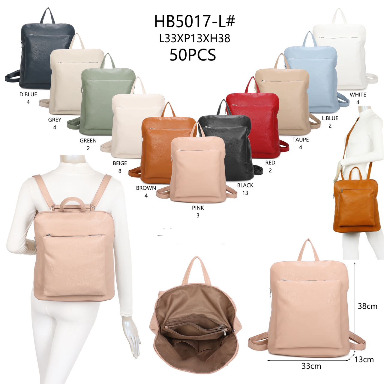 likebag by Longda Moda GmbH - Accessoires; Beachwear; Young Fashion; Leatherwear; Landhausmode - Neuss | Artikel-Nr. HB5017 | Tasche | Angebot: Sofortprogramme, Orderware | Adresse: LD Fashion GmbH - Anton-Kux-Straße 2 - 41460 Neuss - Tel: 021314082852 - likebag@gmx.de