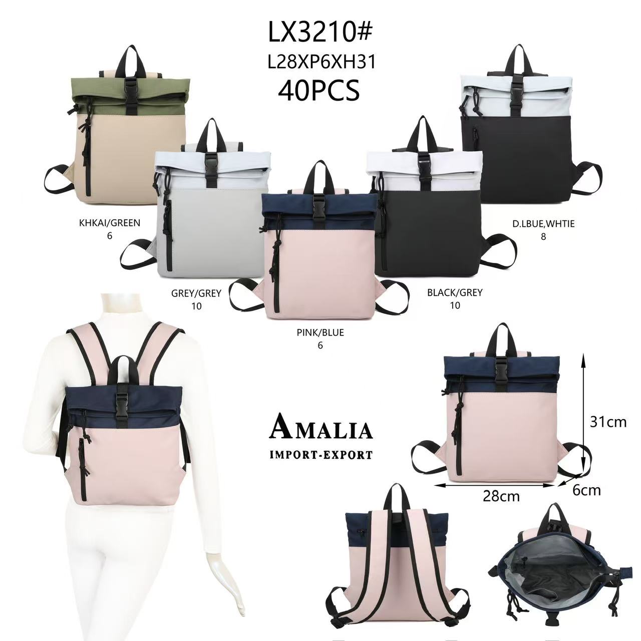 likebag by Longda Moda GmbH - Accessoires; Beachwear; Young Fashion; Leatherwear; Landhausmode - Neuss | Artikel-Nr. LX3210 | Rucksack Wasserfest | Angebot: Sofortprogramme, Orderware | Adresse: LD Fashion GmbH - Anton-Kux-Straße 2 - 41460 Neuss - Tel: 021314082852 - likebag@gmx.de