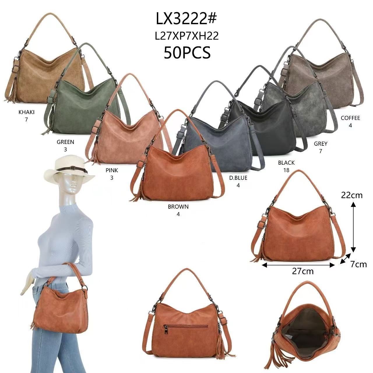 likebag by Longda Moda GmbH - Accessoires; Beachwear; Young Fashion; Leatherwear; Landhausmode - Neuss | Artikel-Nr. 3222 | Tasche | Angebot: Sofortprogramme, Orderware | Adresse: LD Fashion GmbH - Anton-Kux-Straße 2 - 41460 Neuss - Tel: 021314082852 - likebag@gmx.de