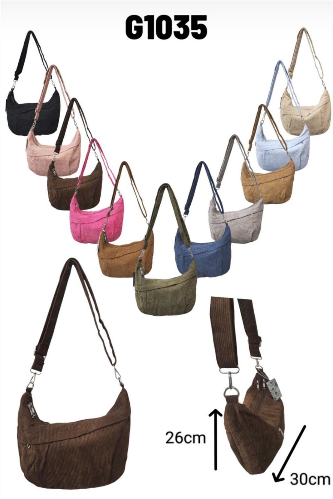 likebag by Longda Moda GmbH - Accessoires; Beachwear; Young Fashion; Leatherwear; Landhausmode - Neuss | Artikel-Nr. G1035 | CORD Tasche | Angebot: Sofortprogramme, Orderware | Adresse: LD Fashion GmbH - Anton-Kux-Straße 2 - 41460 Neuss - Tel: 021314082852 - likebag@gmx.de